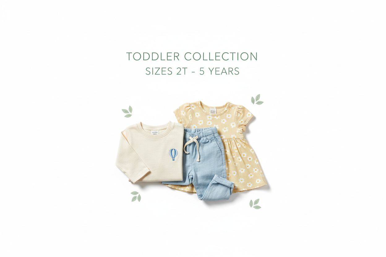 Toddler Collection Sizes 2T-5 YEARS