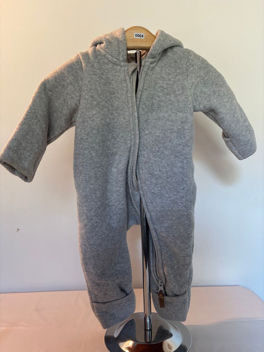 H&M Grey Hooded Jumpsuit