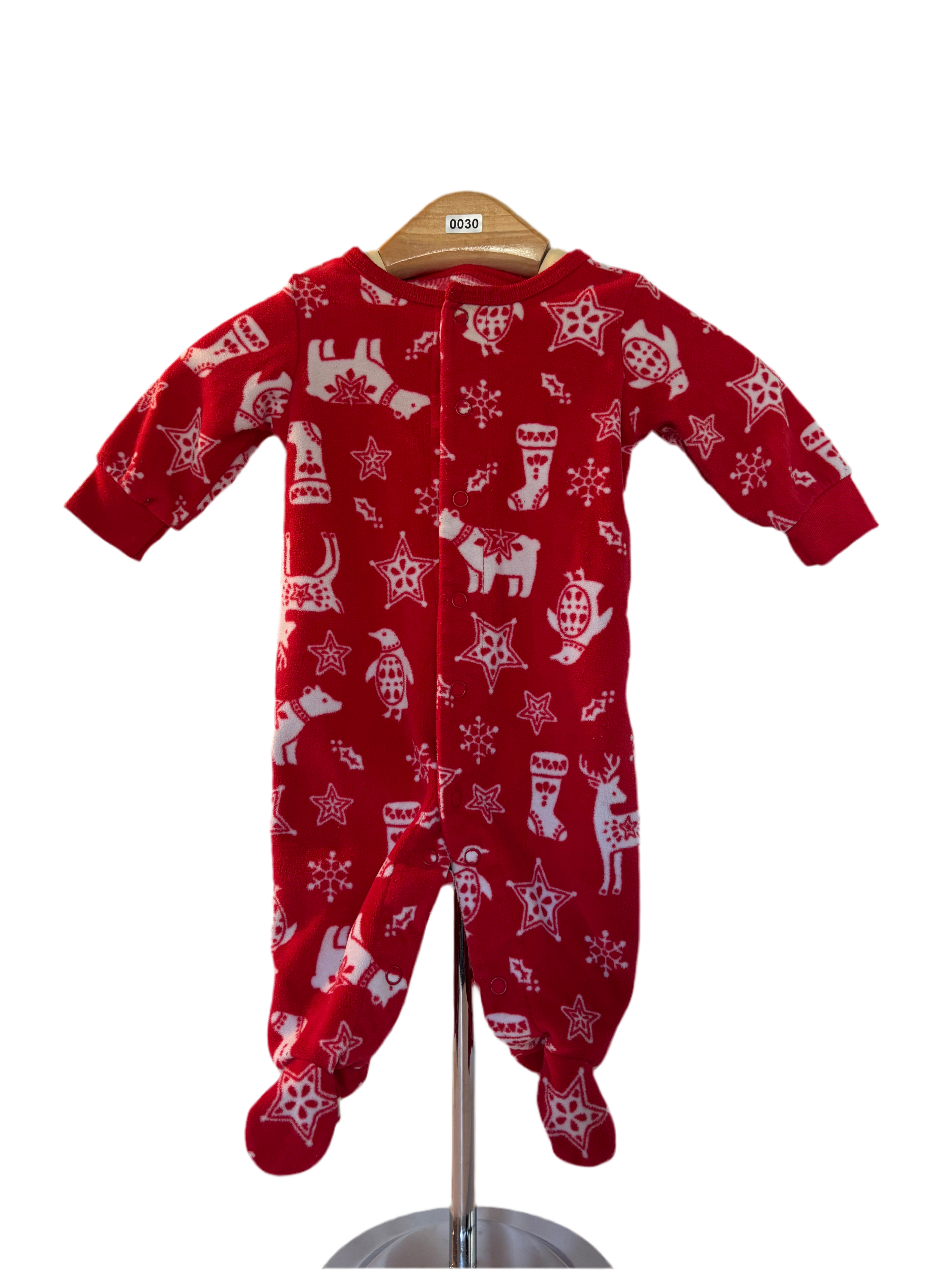 Baby Christmas sleeper onesie