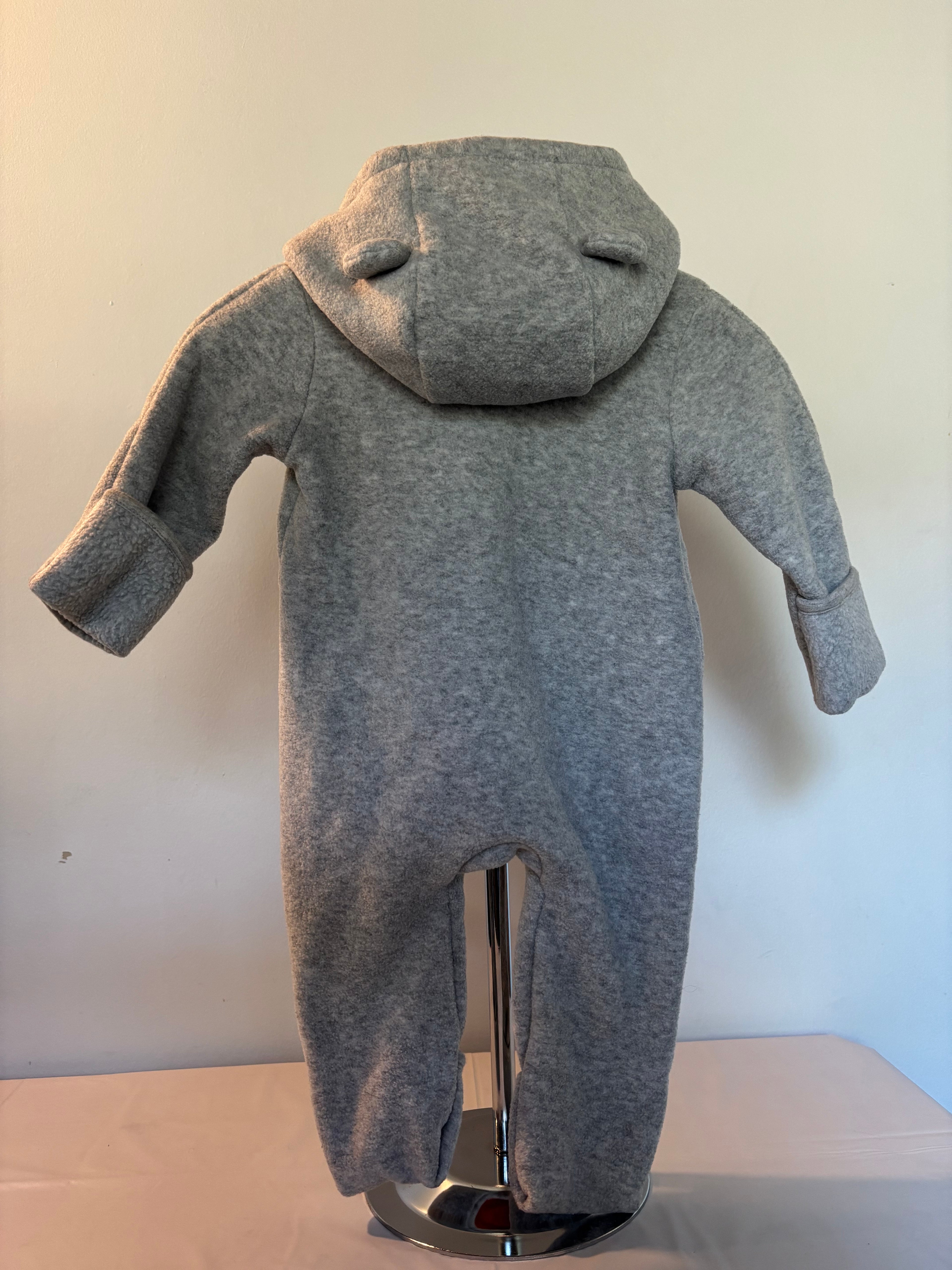 H&M Grey Hooded Jumpsuit