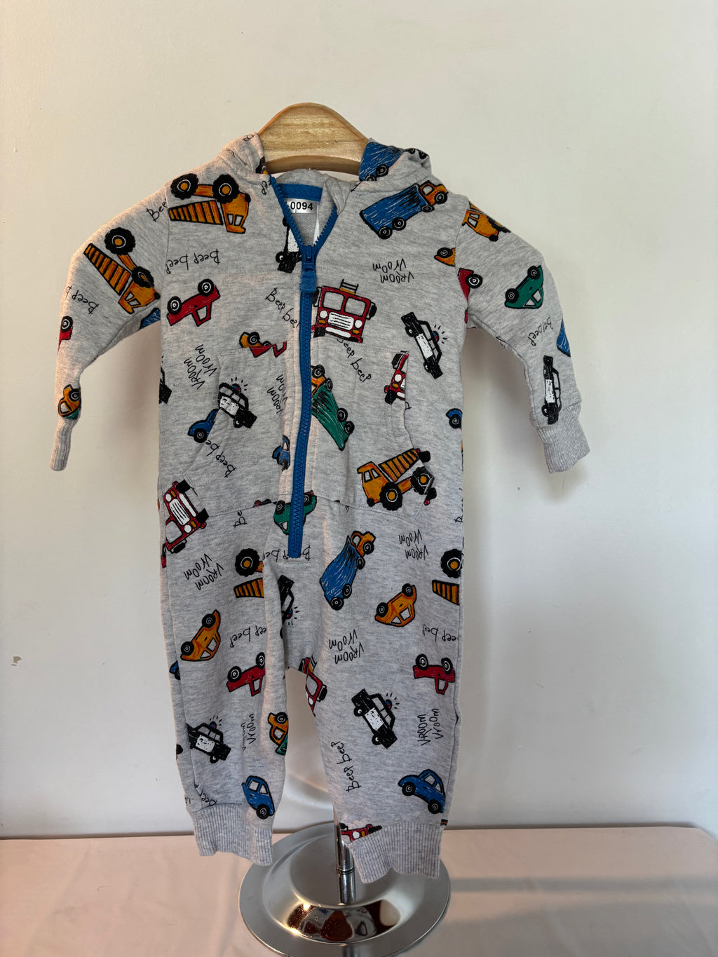 Car one piece outfit with hood