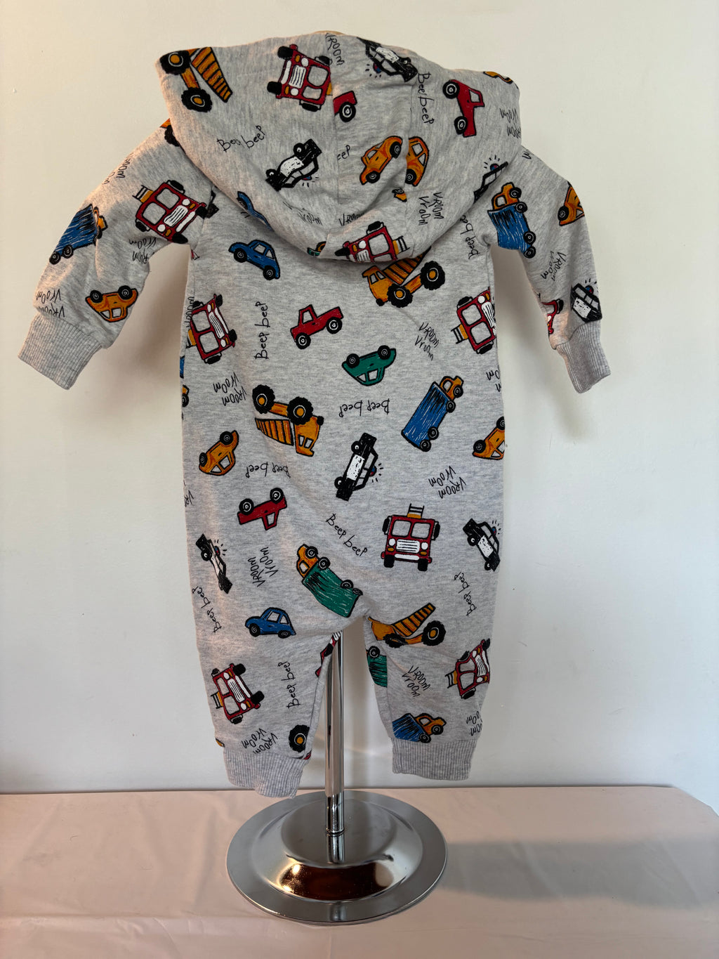 Car one piece outfit with hood