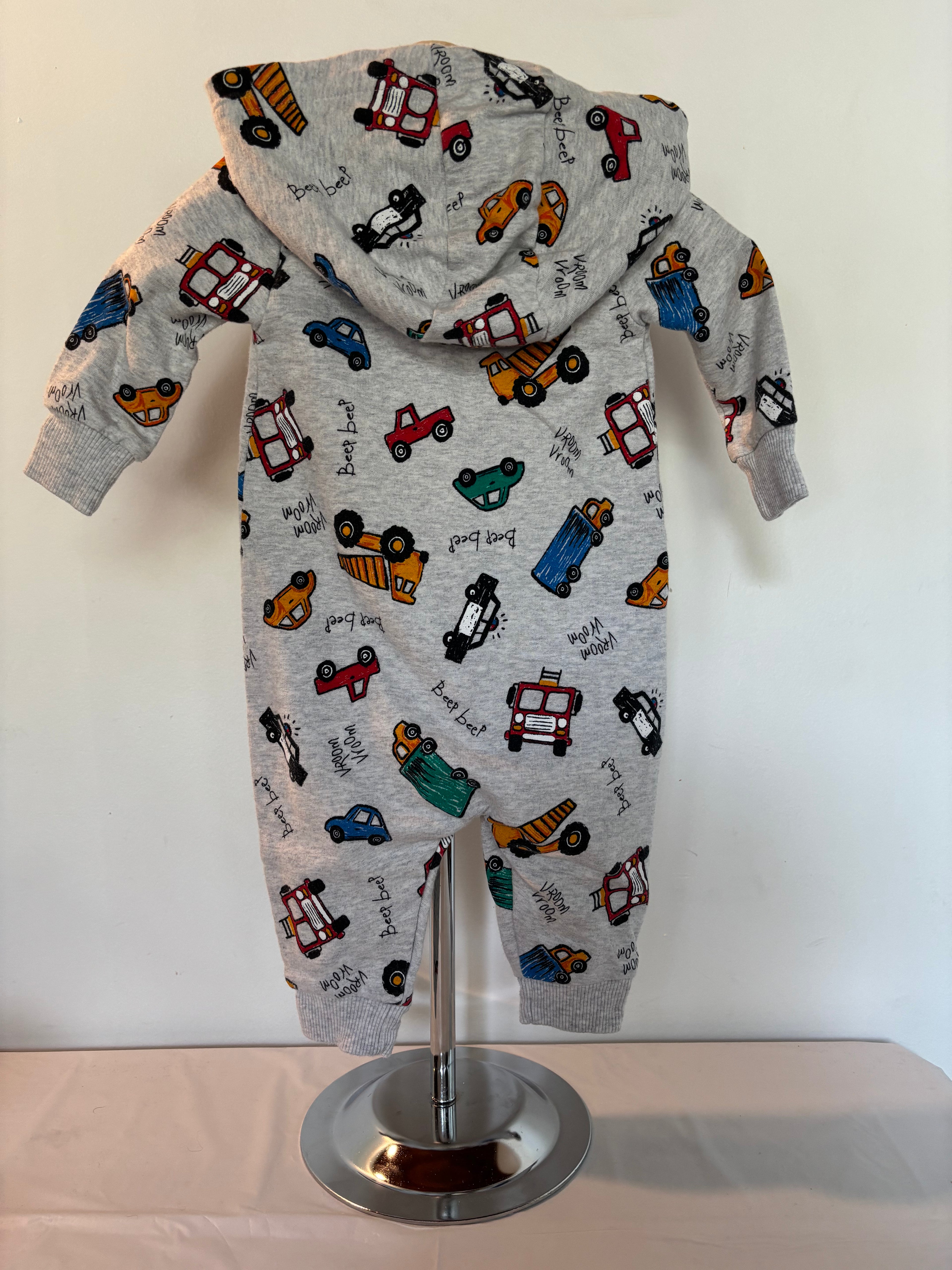 Car one piece outfit with hood