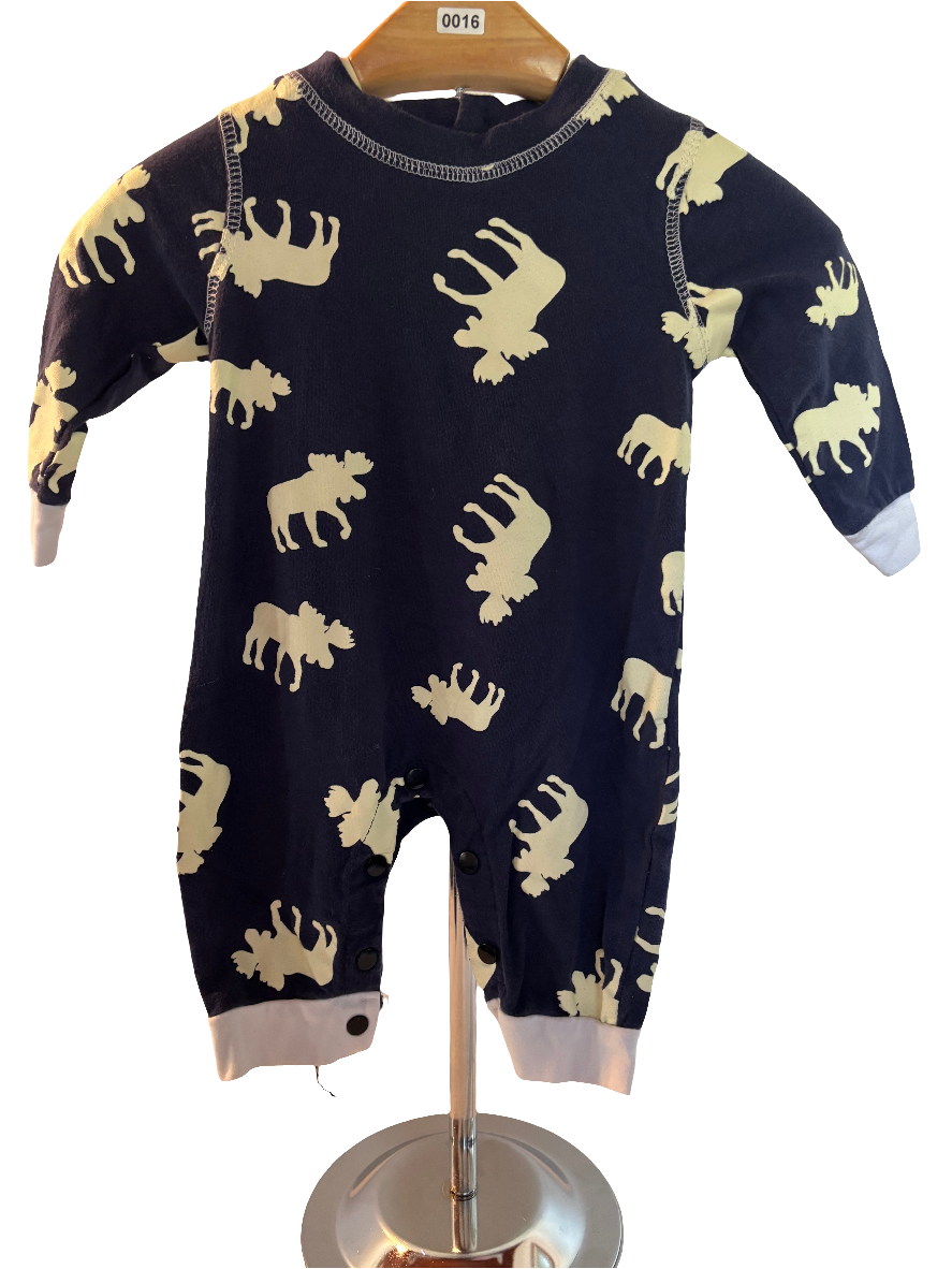 Moose Sleeper with faux butt flap “don’t moose with me!”