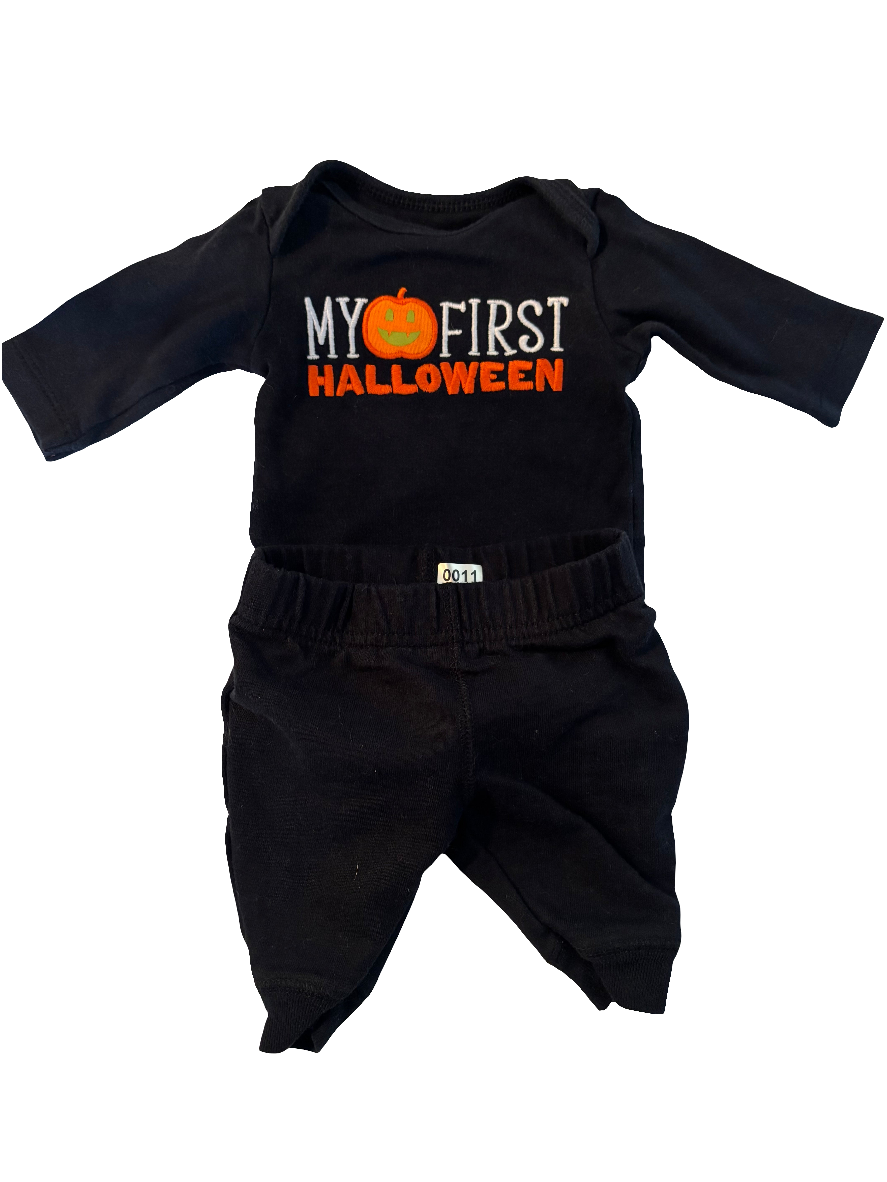 My First Halloween onesie and jogger pants (set)