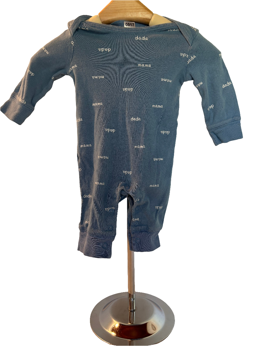 Carter's "mama dada" blue onesie