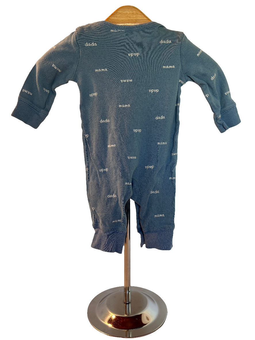 Carter's "mama dada" blue onesie