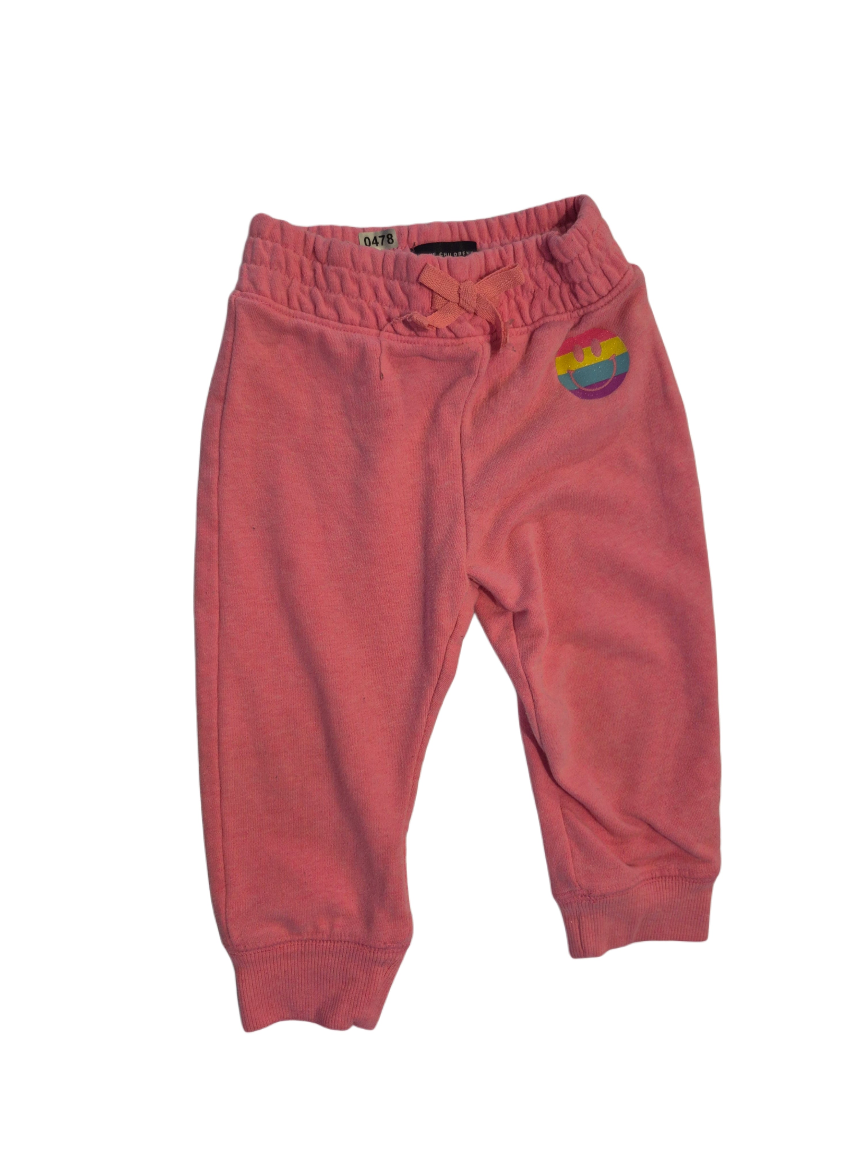 Baby girl track pants pink