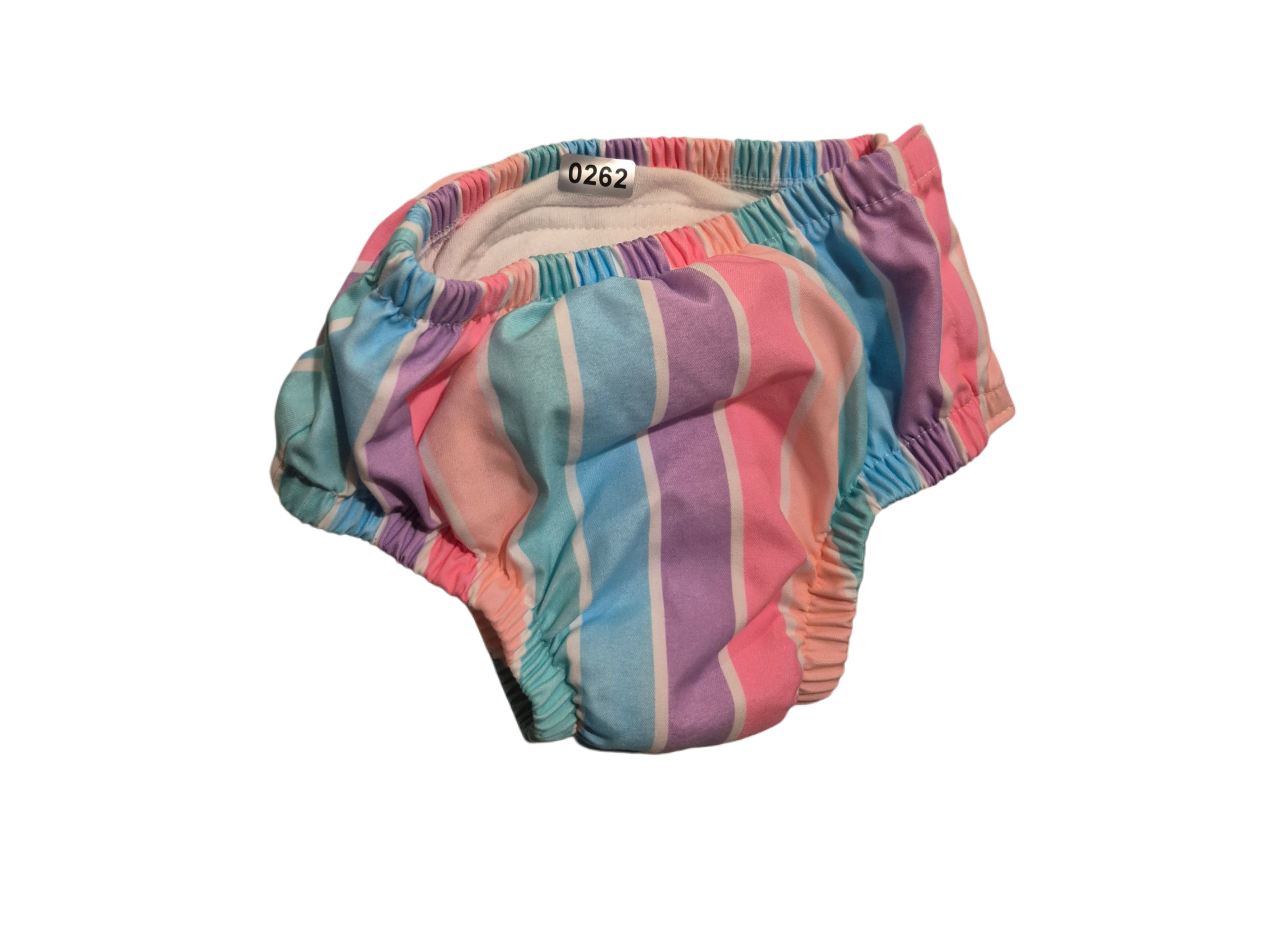 Striped swim diaper