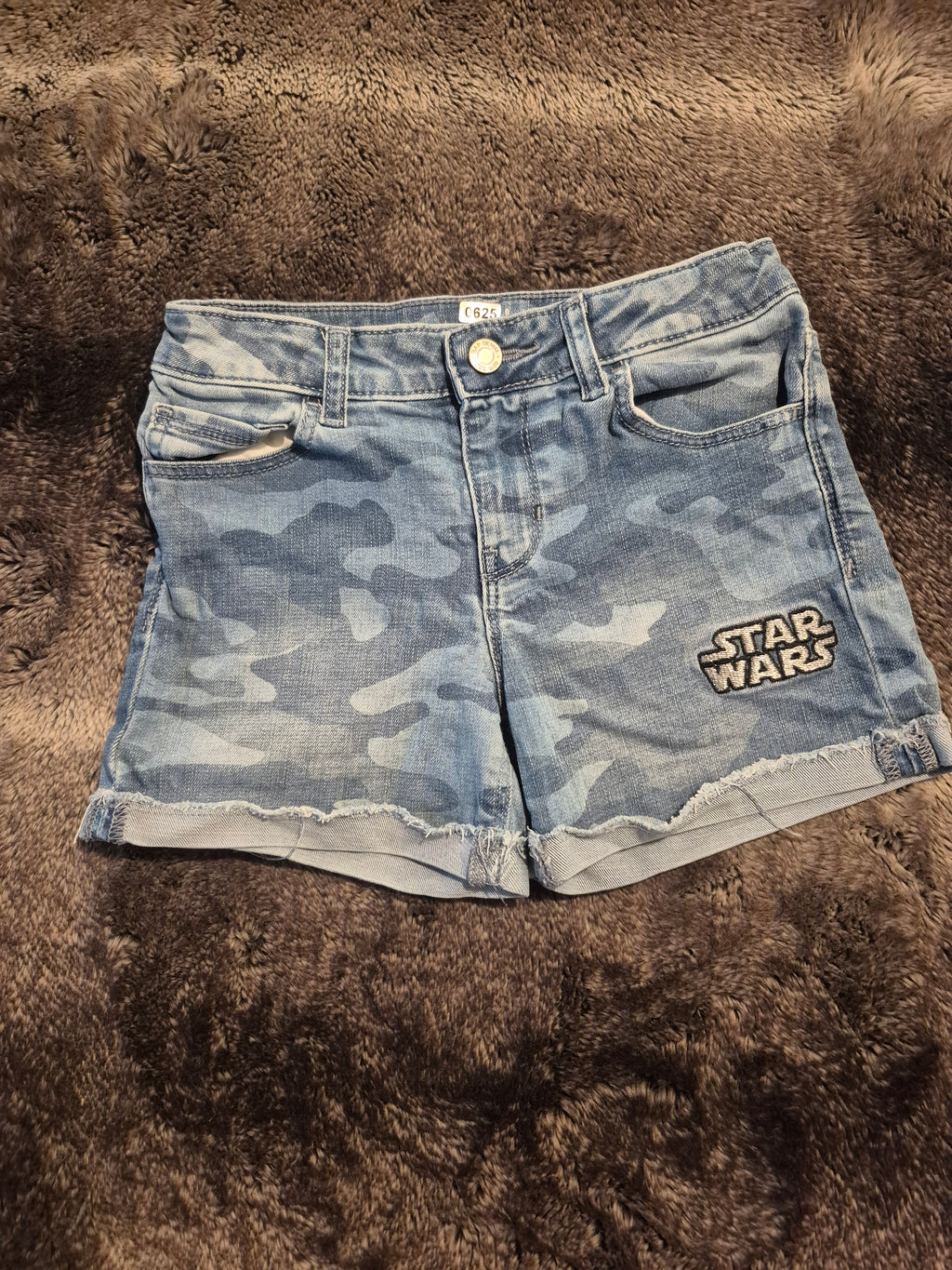 Blue camouflage shorts (Star Wars)