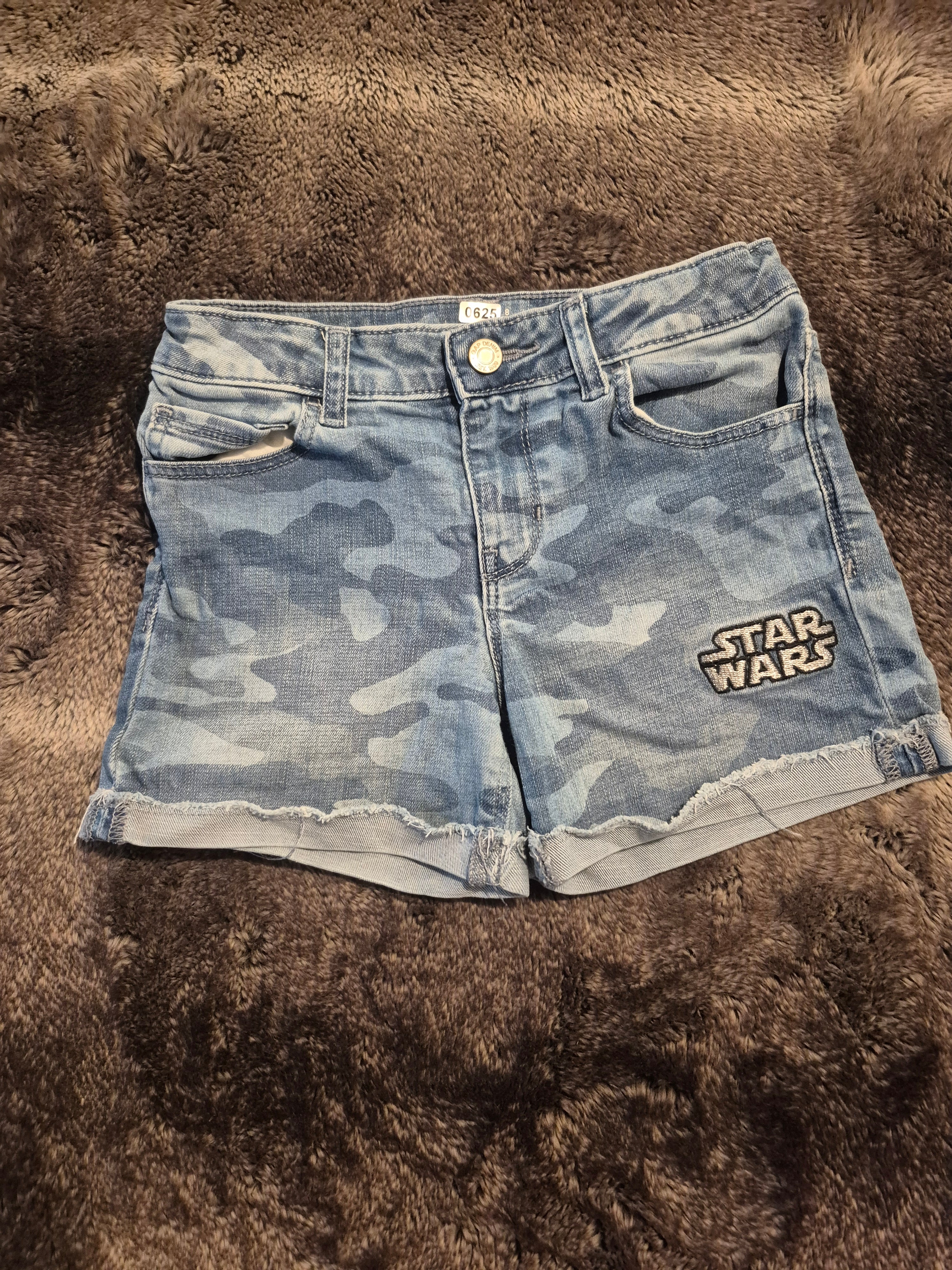 Blue camouflage shorts (Star Wars)