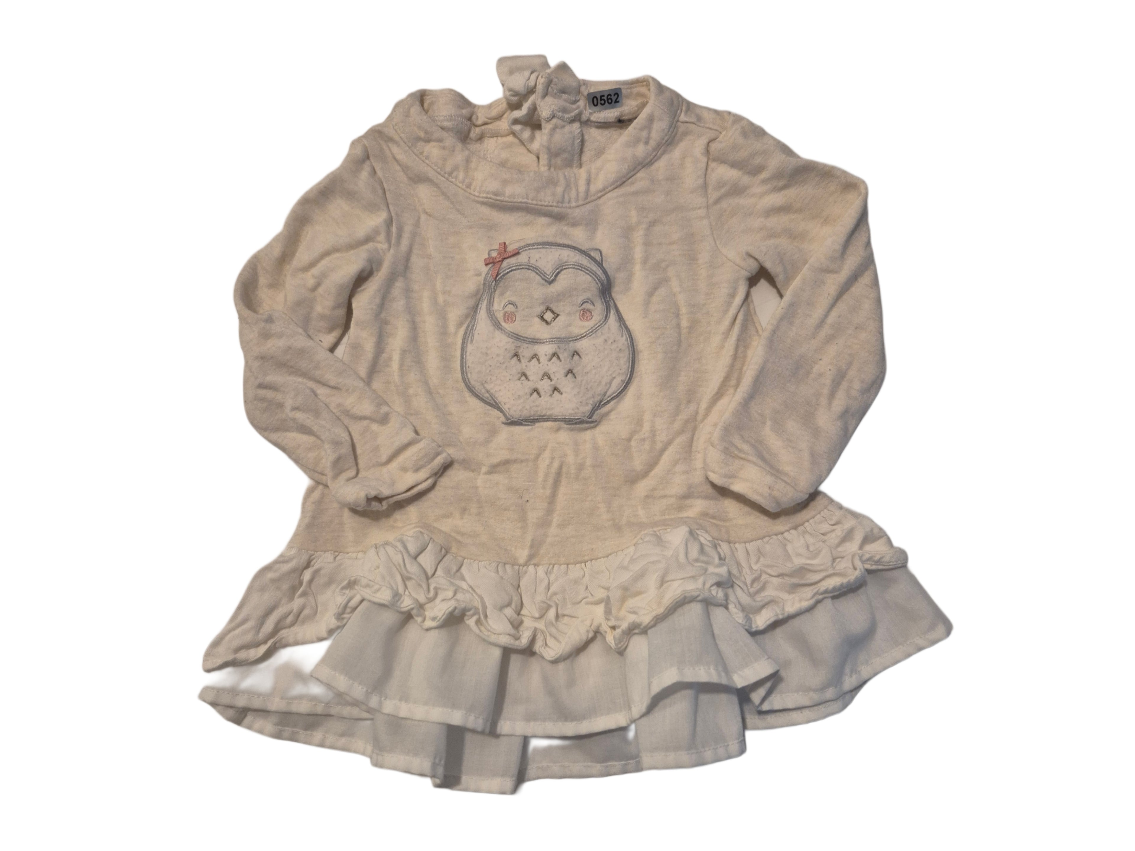 Owl dress toddler
