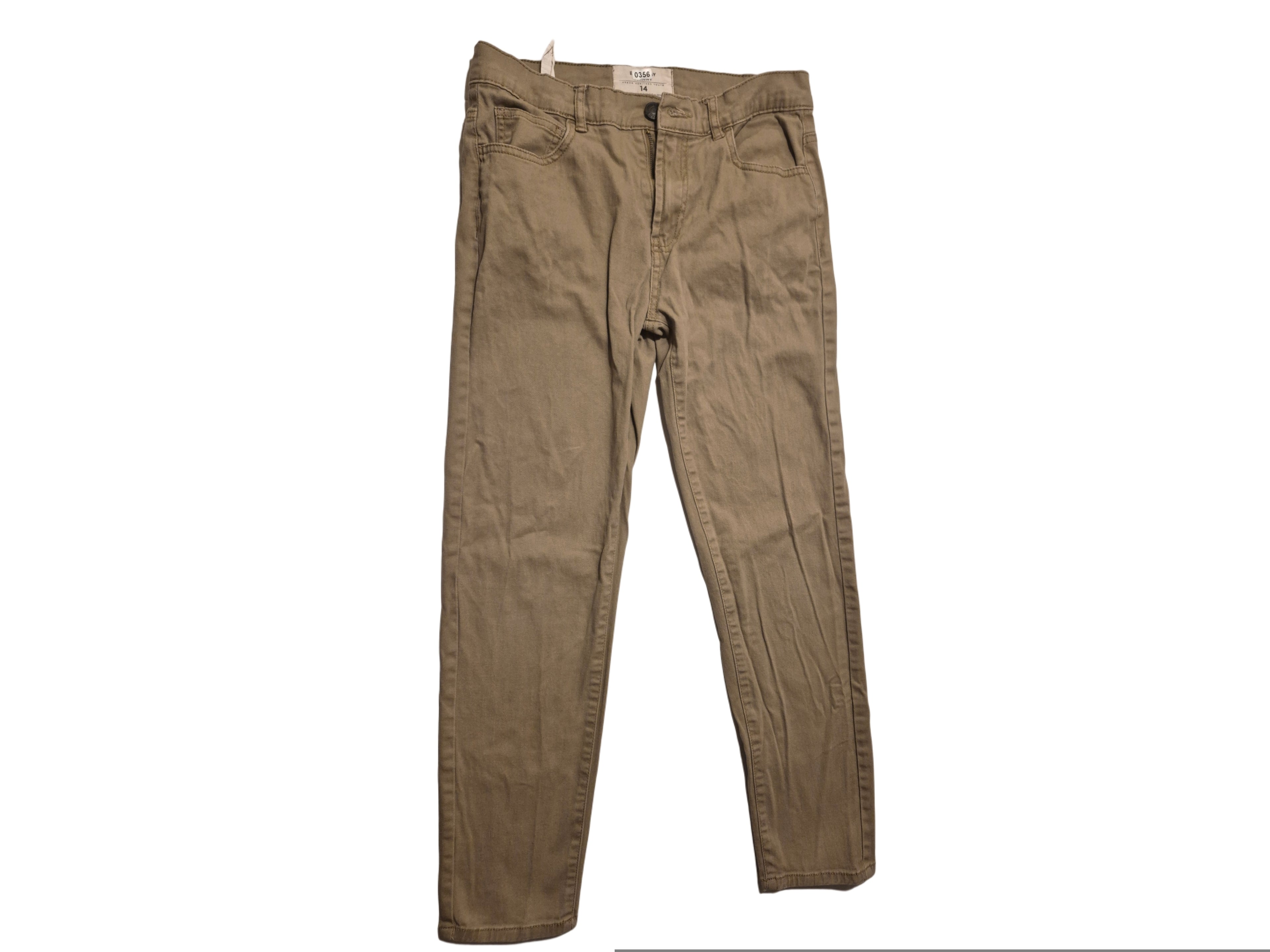 Boys skinny tanned coloured jeans