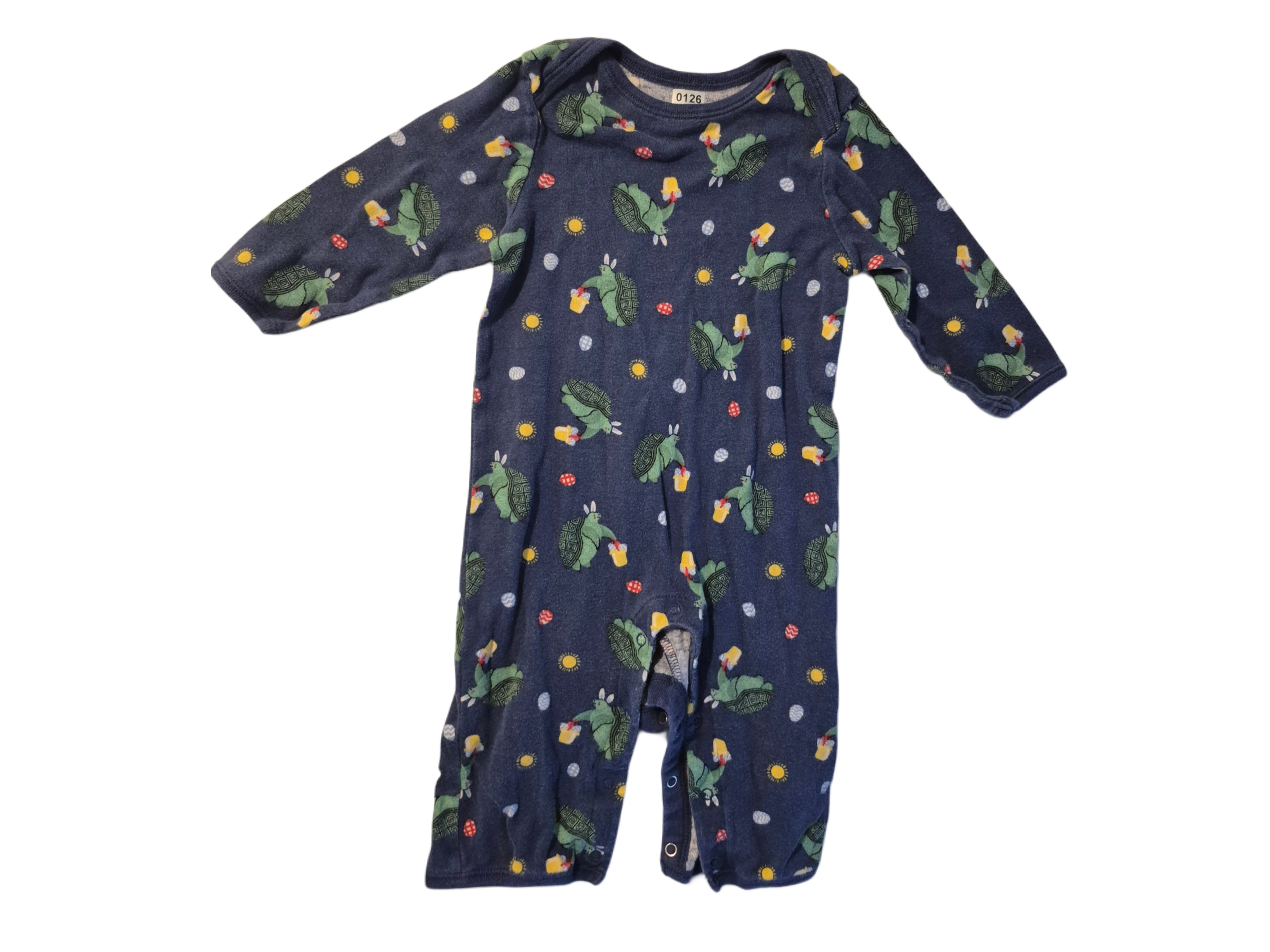 Blue turtle sleeper (open toes)