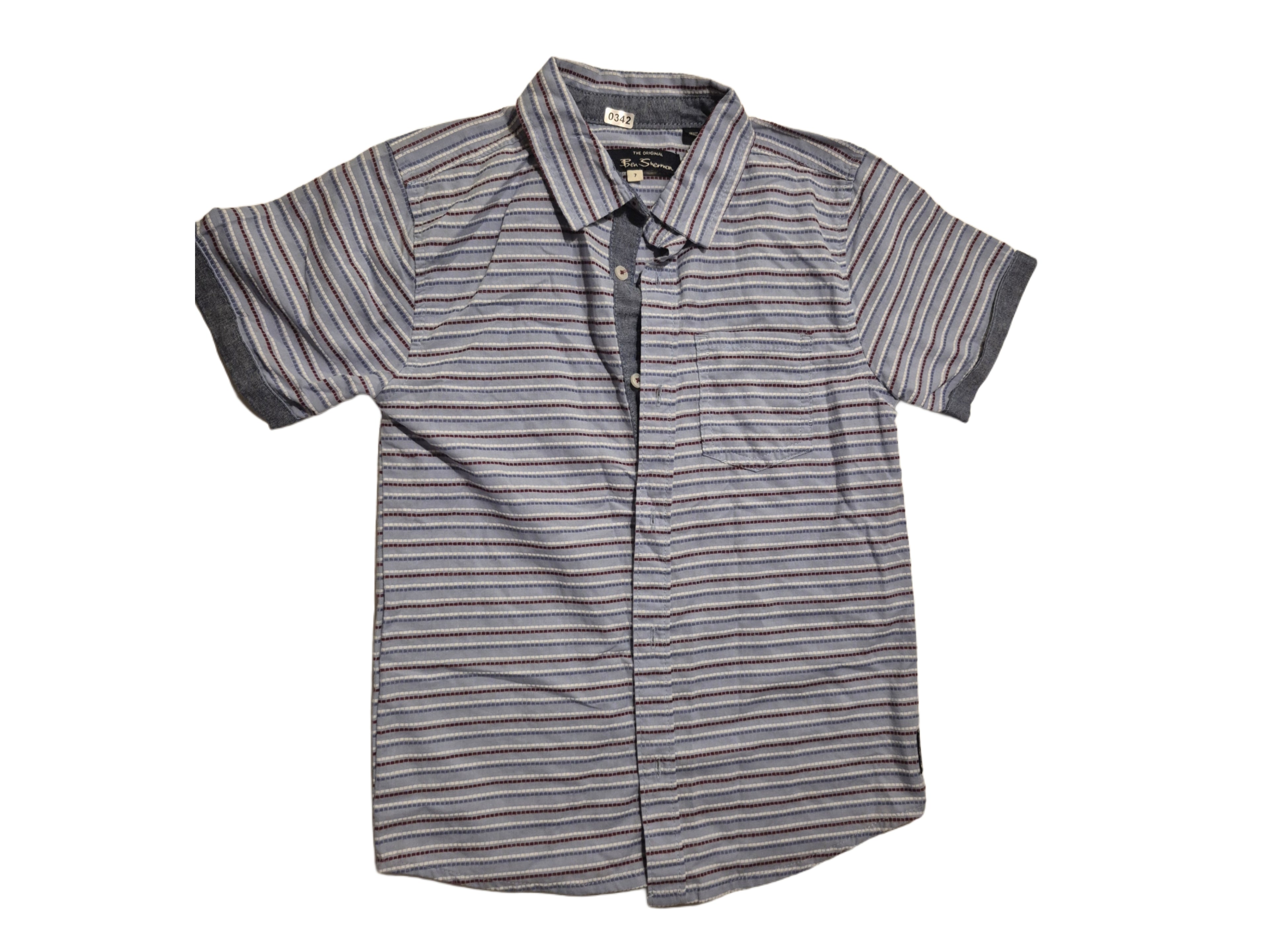 Buttoned collared T-shirt