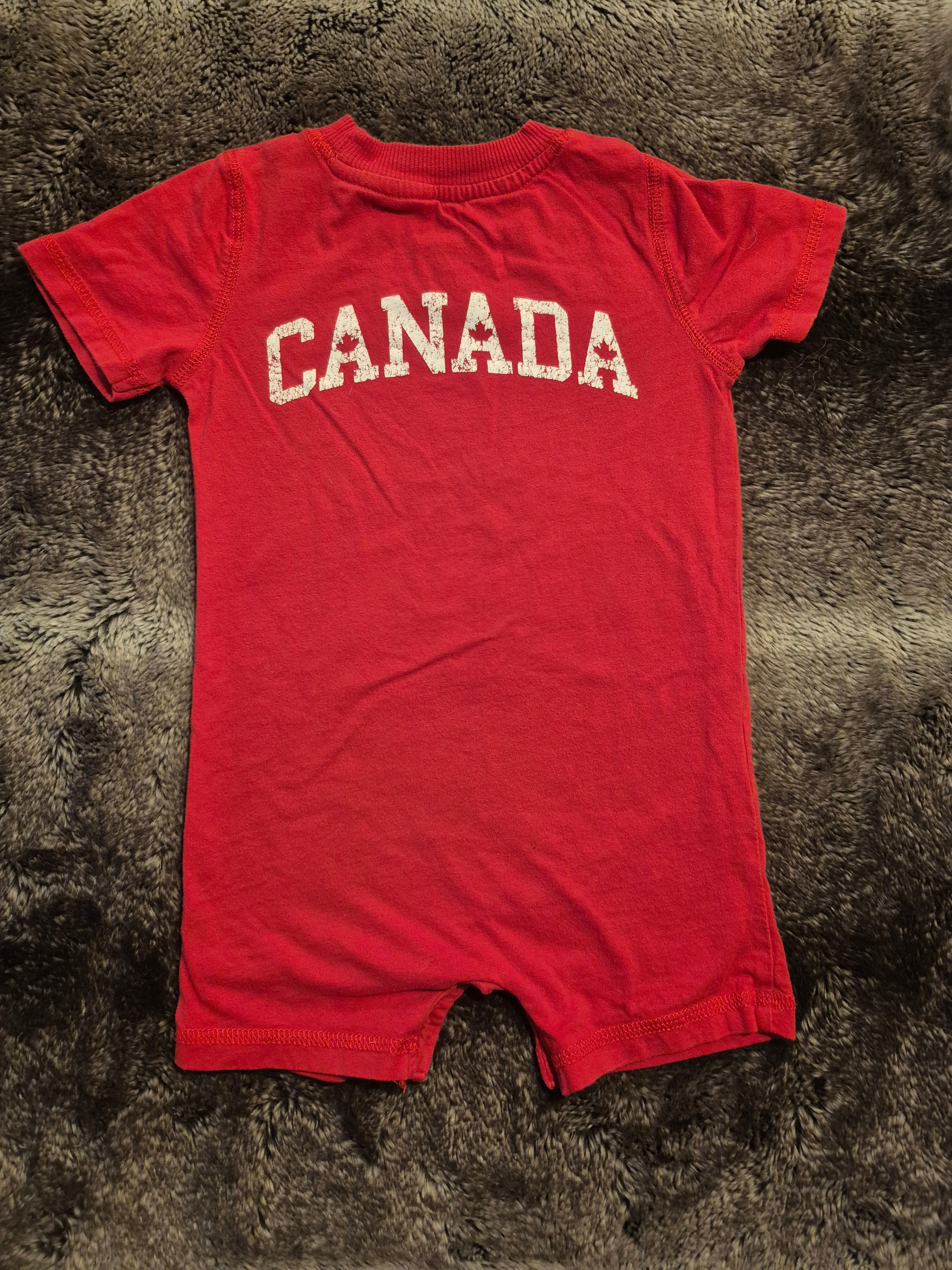 Canada shortsleeved romper