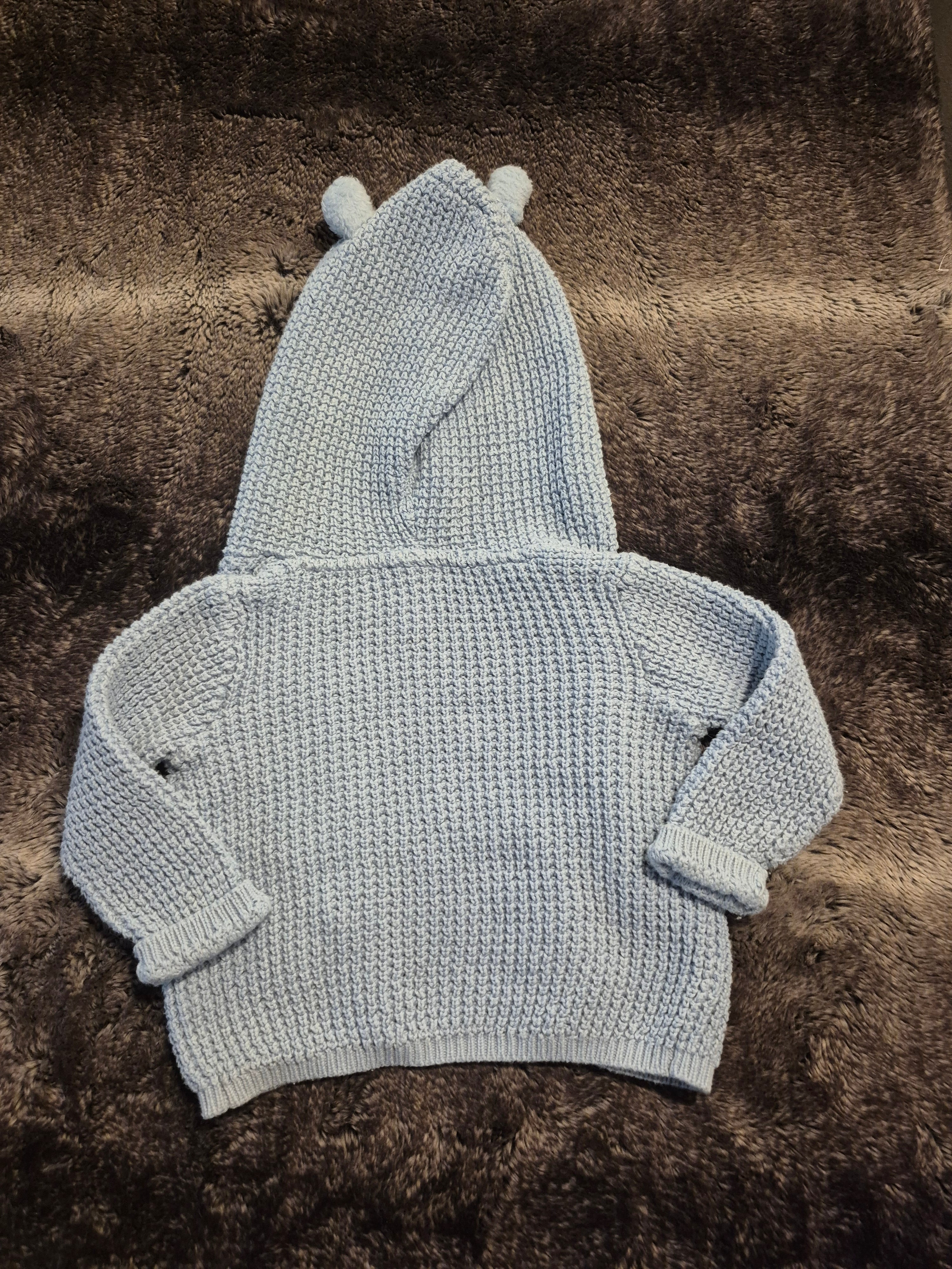 Knitted button up sweater