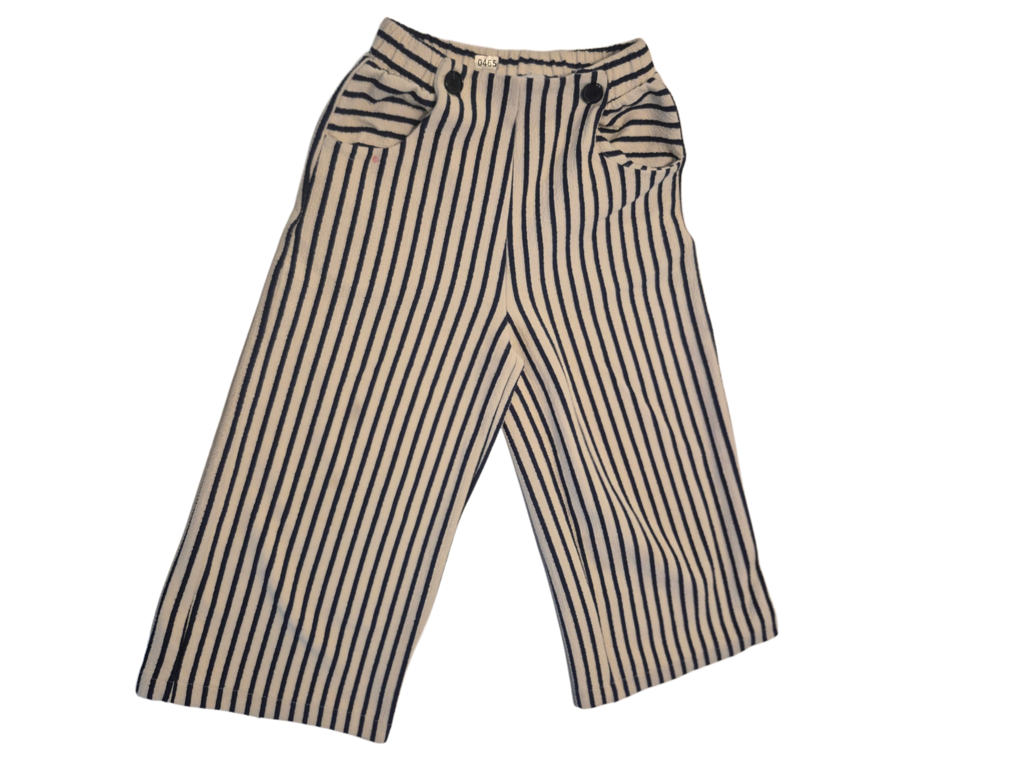 Zara pants youth blue and white striped