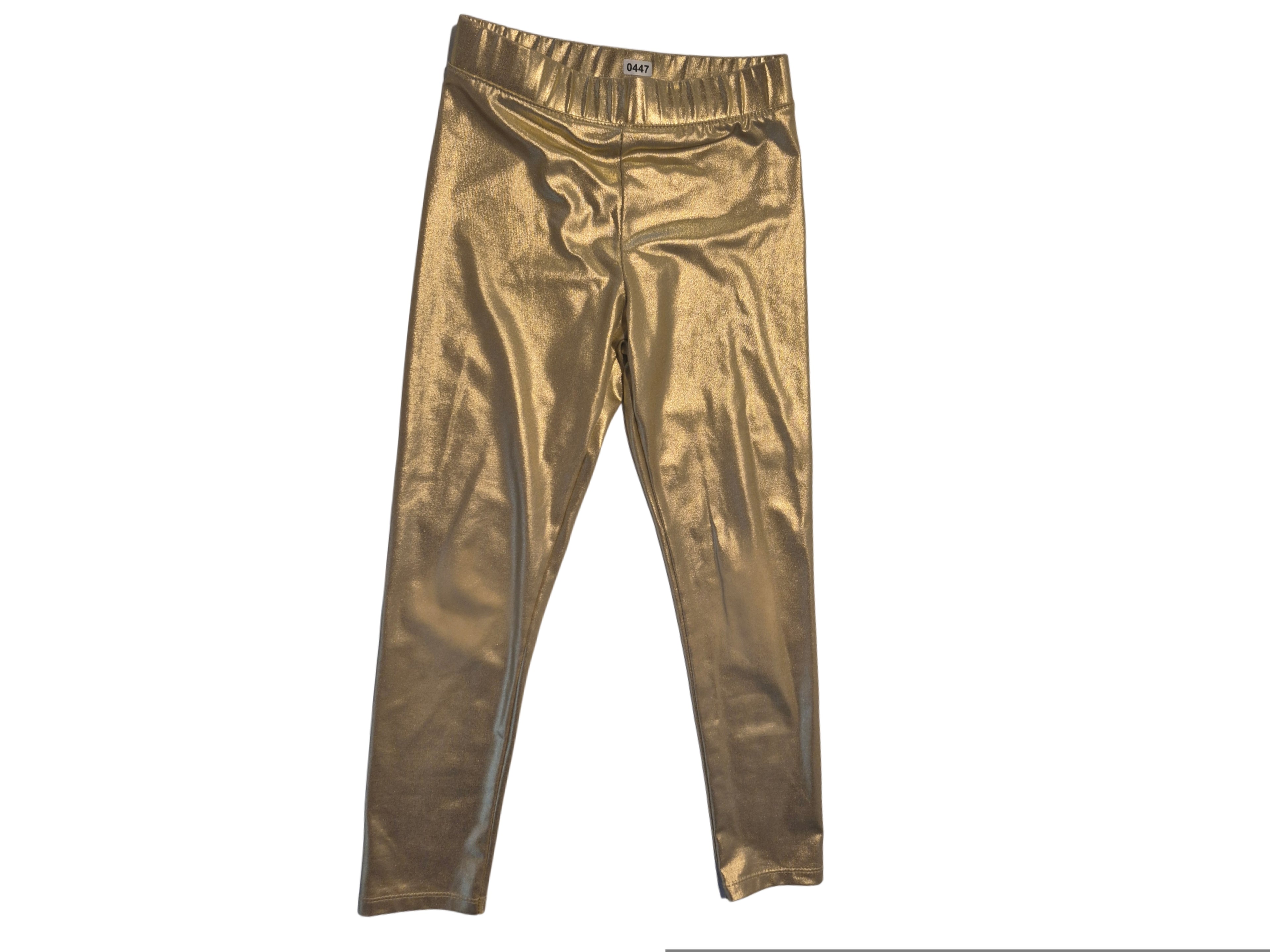 Girls gold leggings