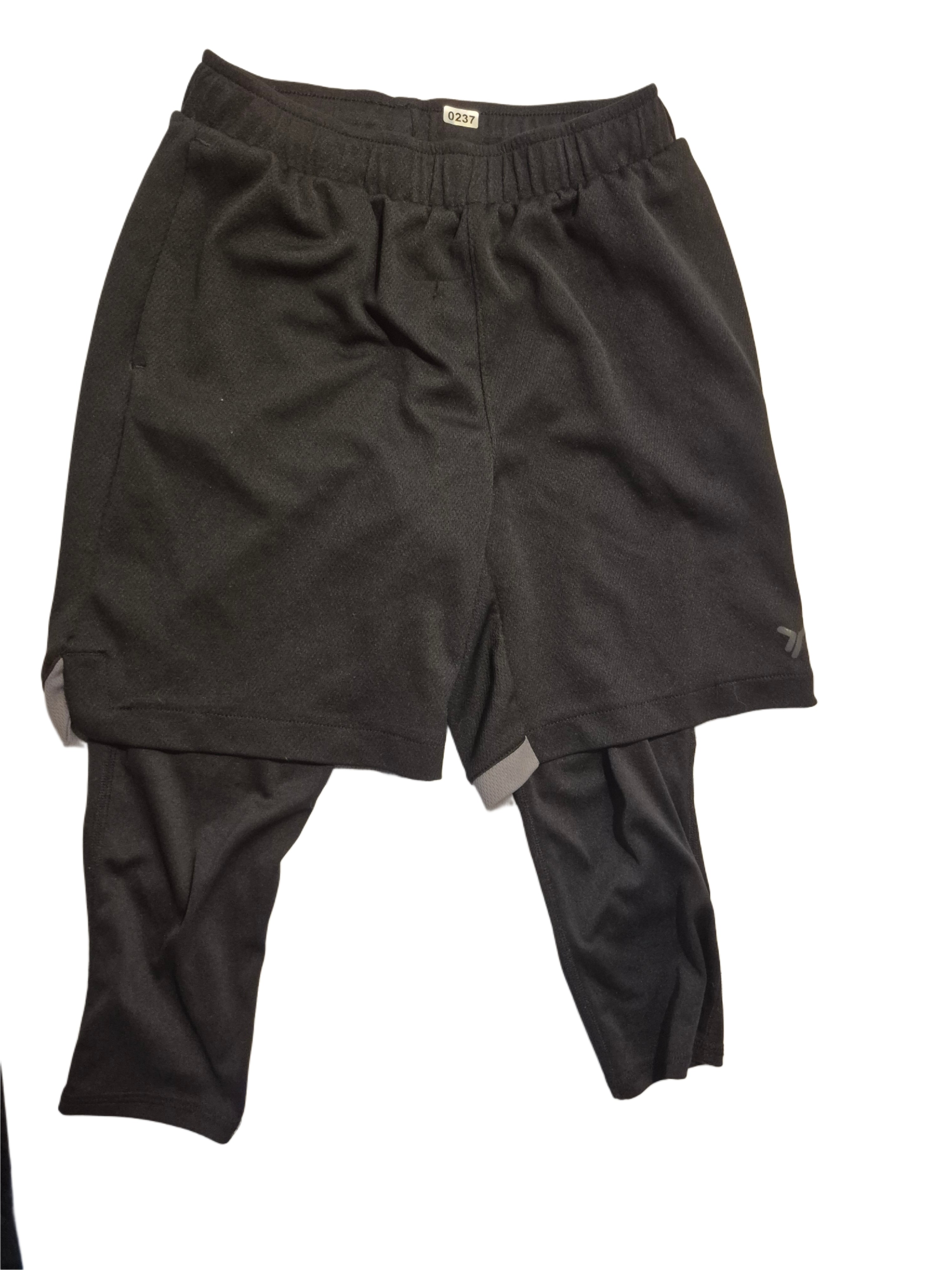 Basketball shorts with leggings