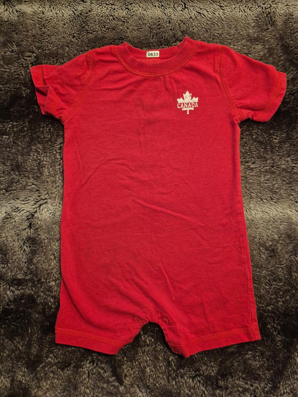 Canada shortsleeved romper