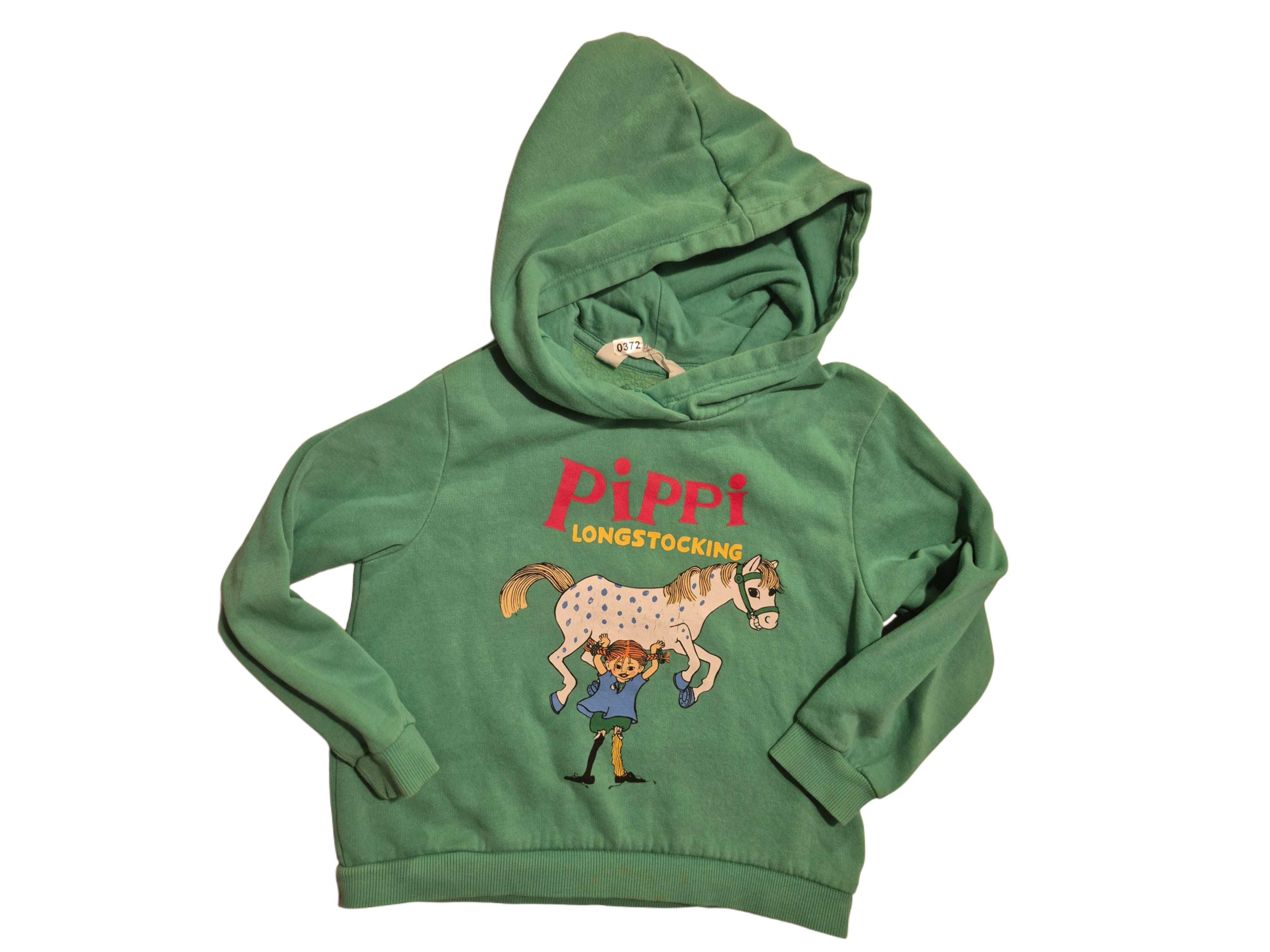 Green sweater “pippi longstocking”