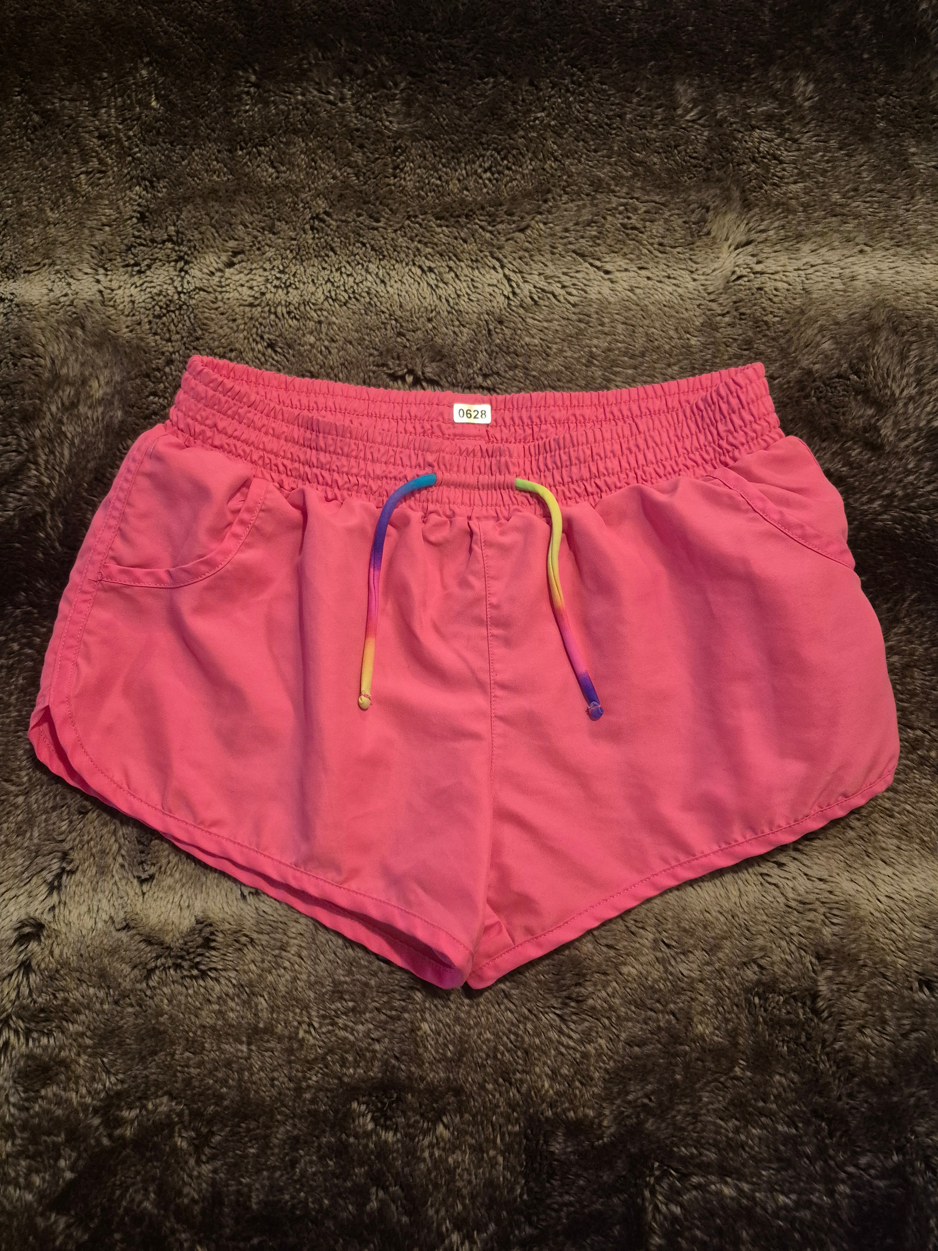 Pink sport shorts