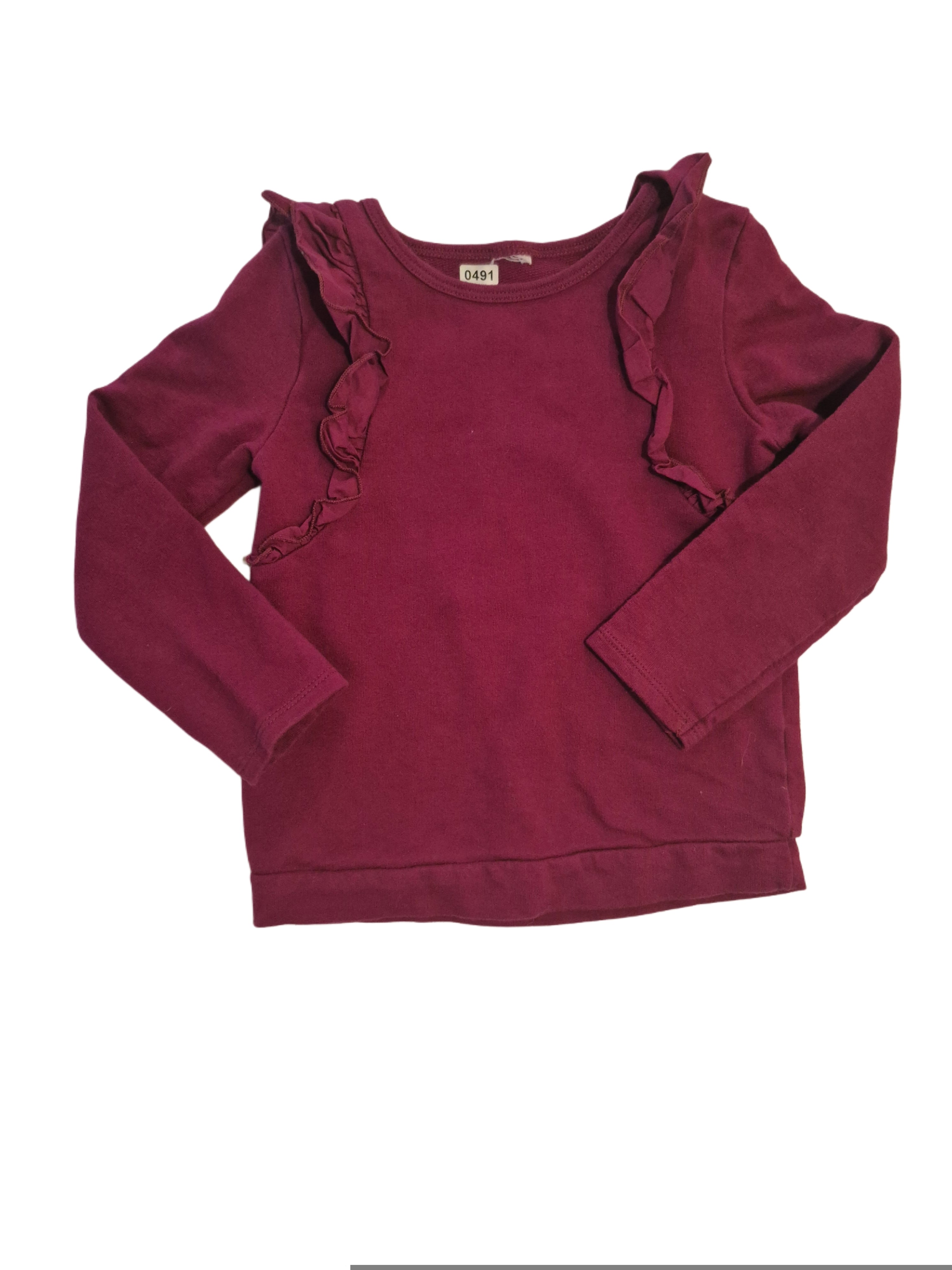 Red long sleeve shirt