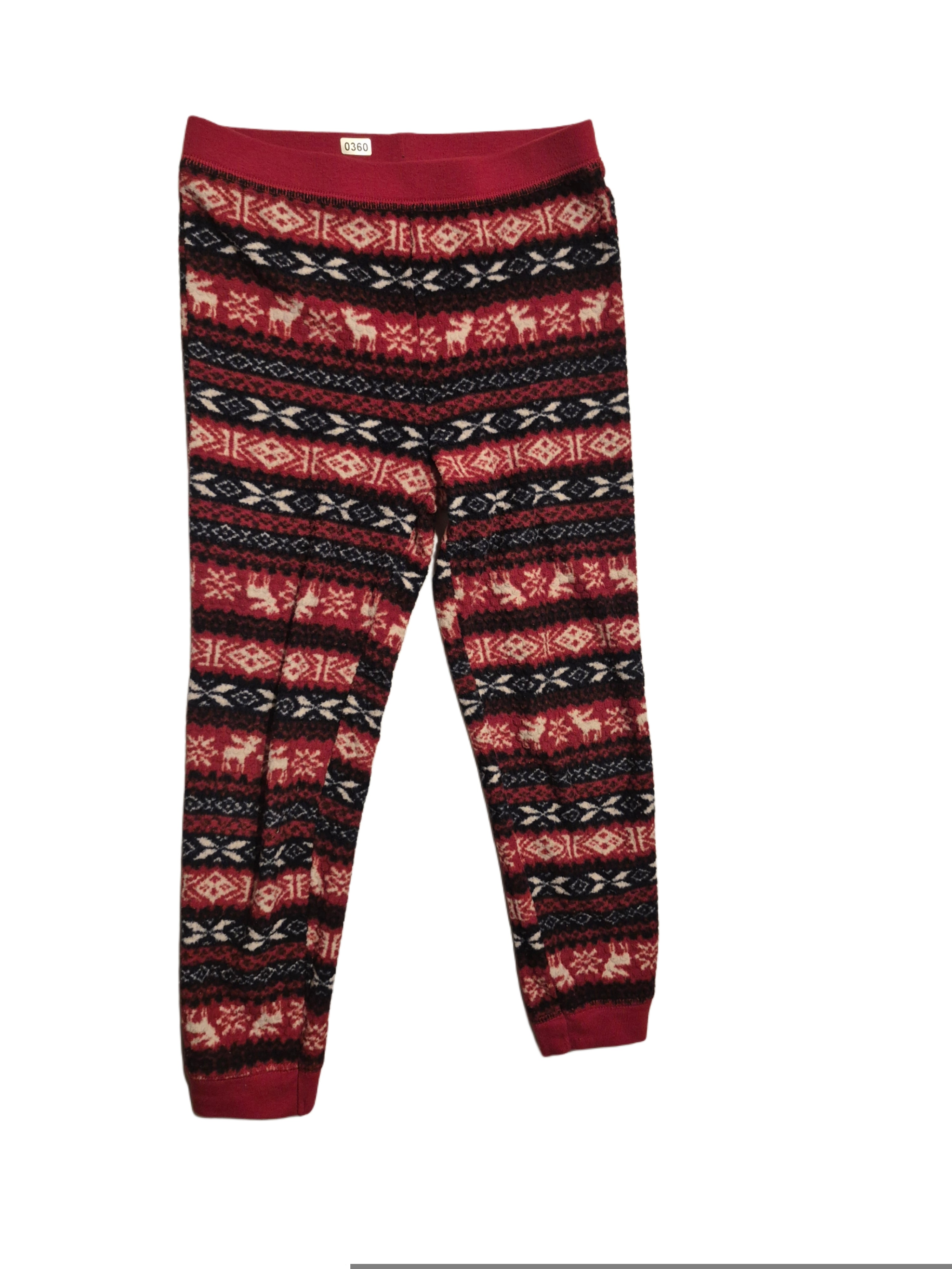 Christmas pj pants deer print