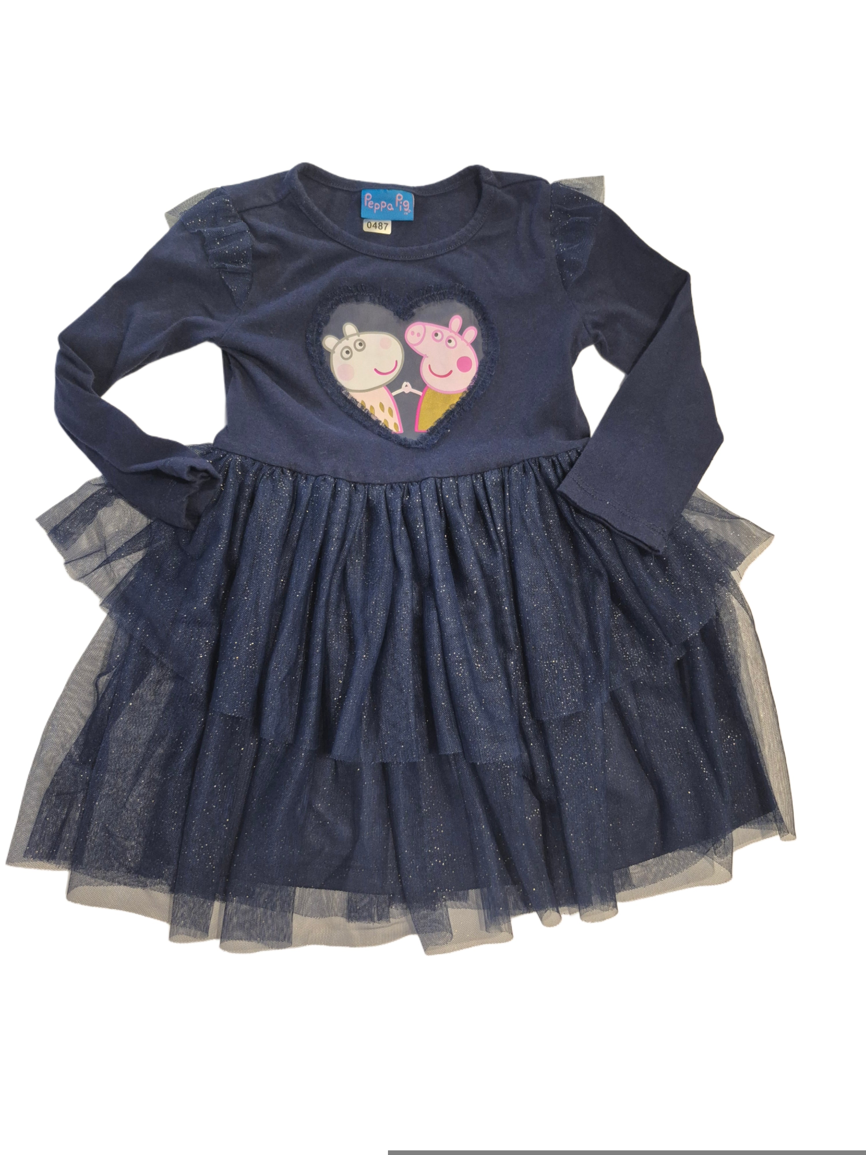 Blue long sleeved dress (Peppa pig)