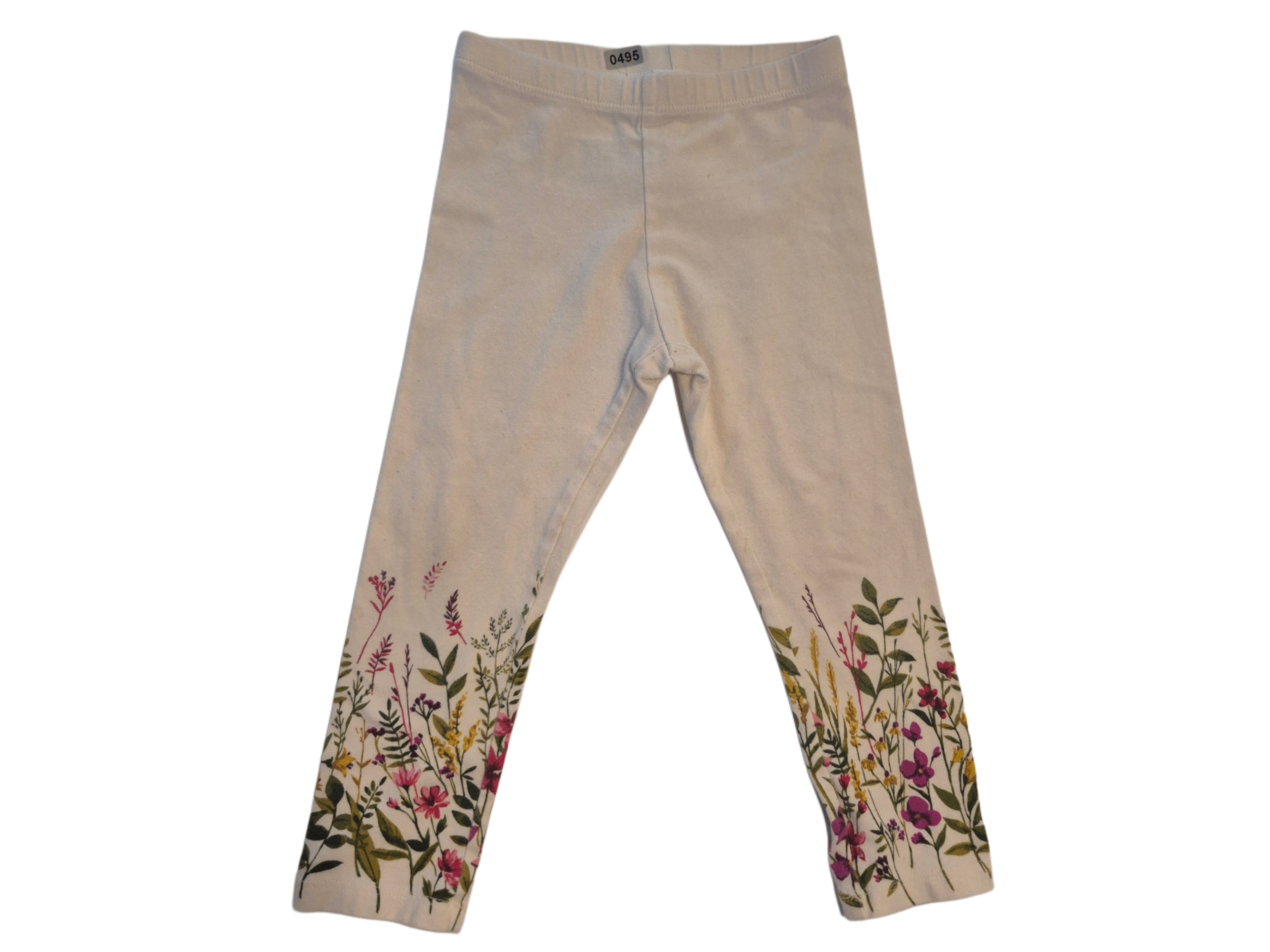 Leggings with floral print