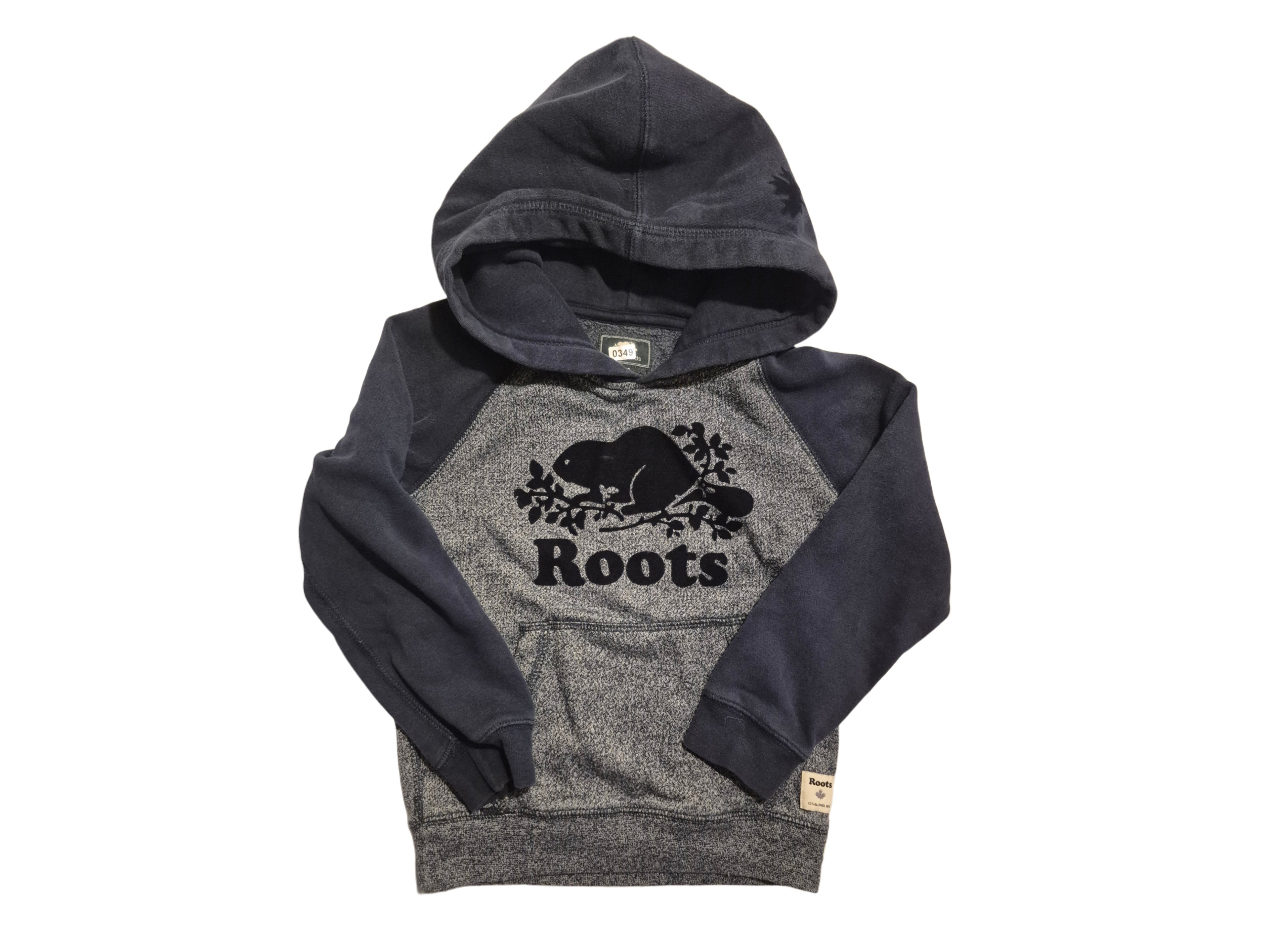 Kids Roots sweater blue