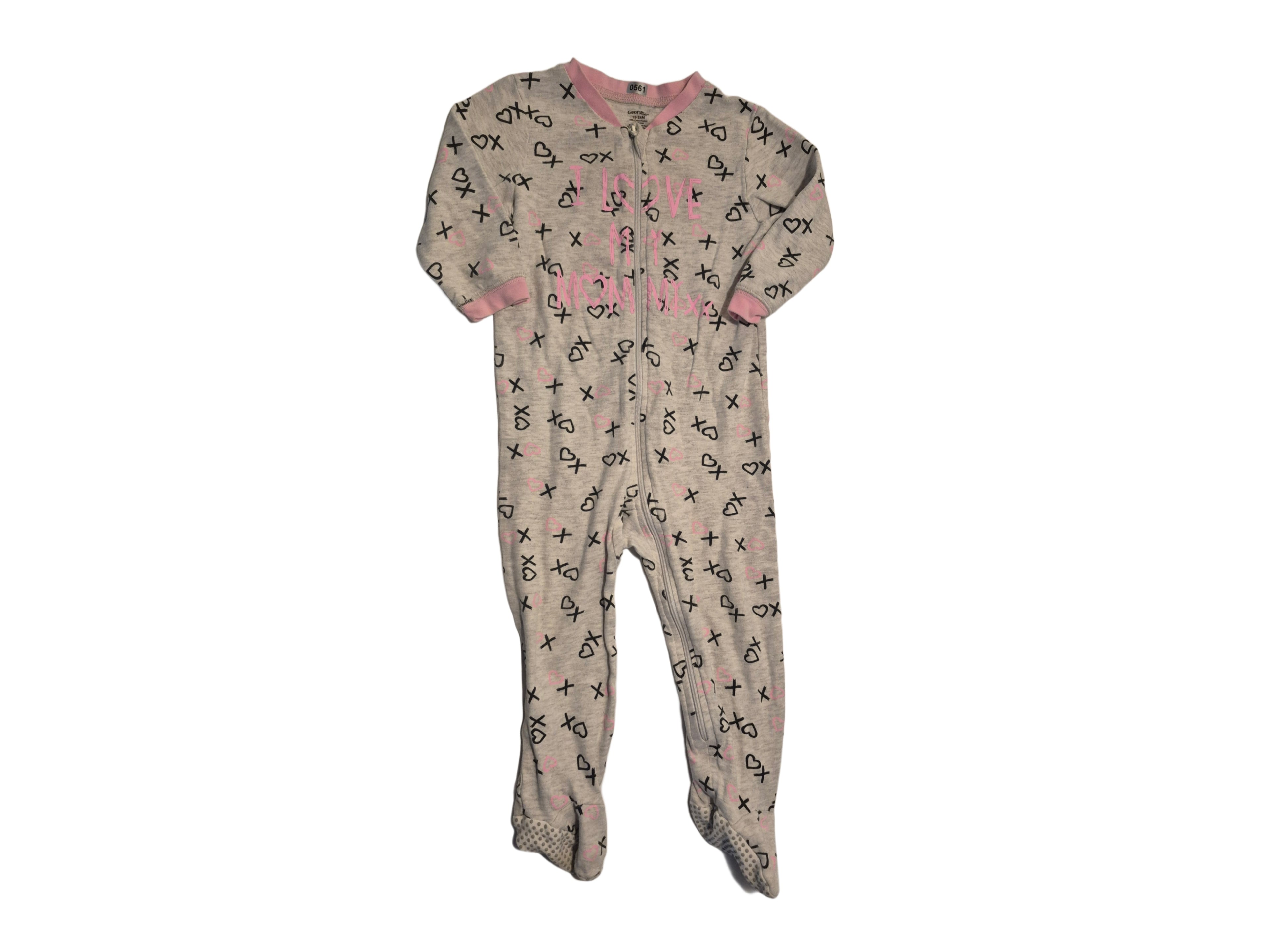 Baby onesie sleeper “I love my mommy”