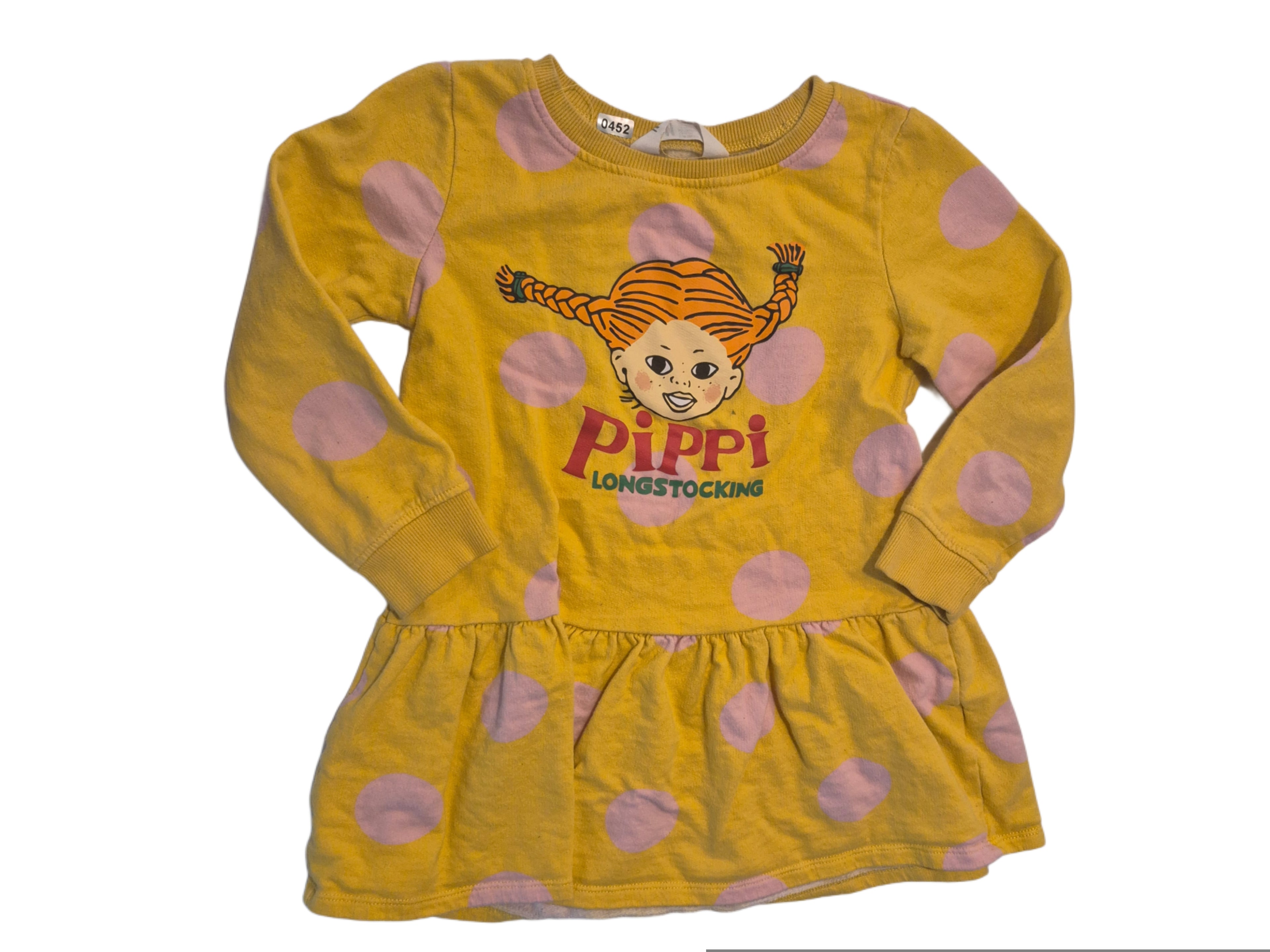 Pippi longstocking long sleeved dress