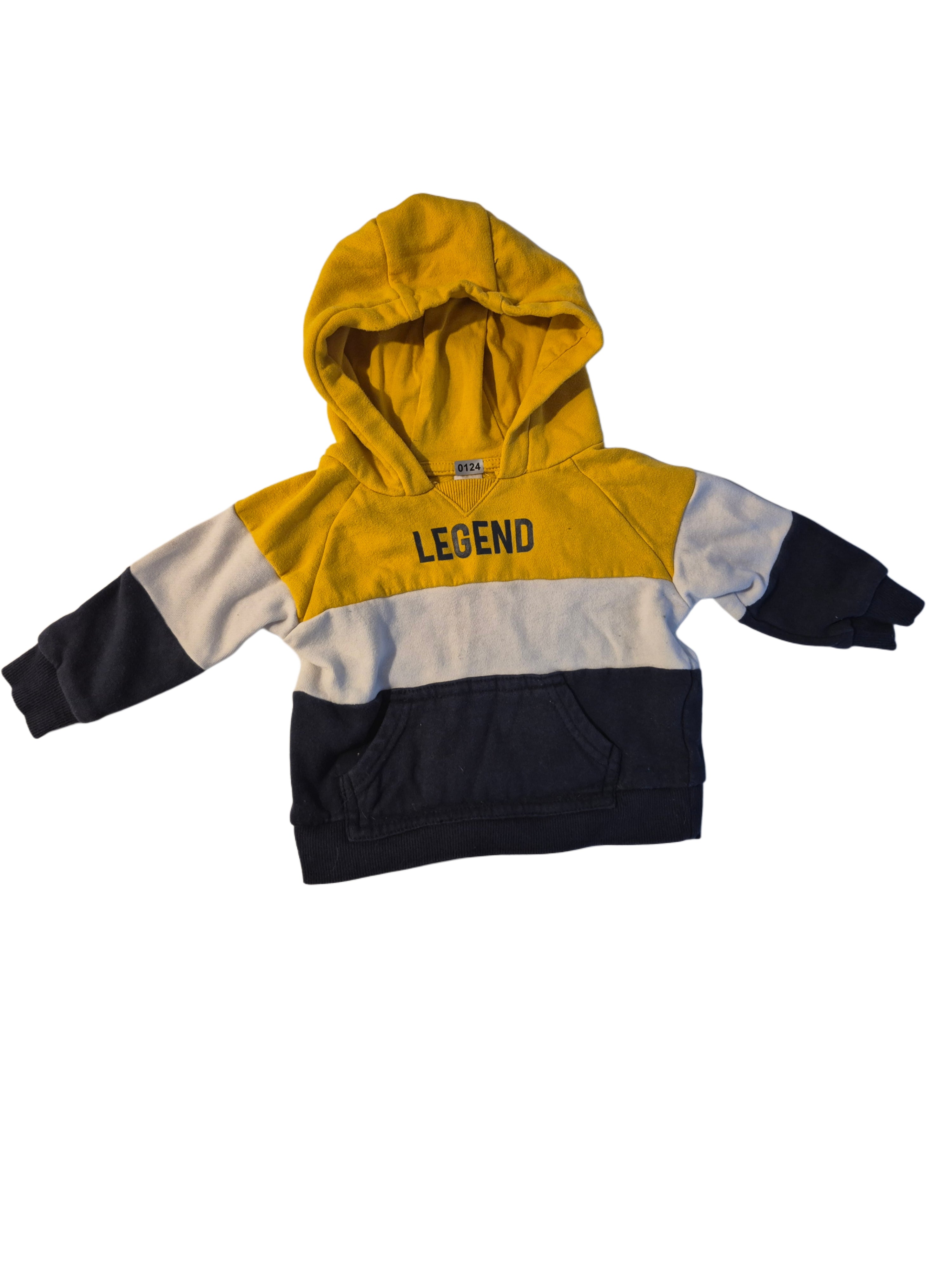 “Legend” baby boys hoodie (multicolour)