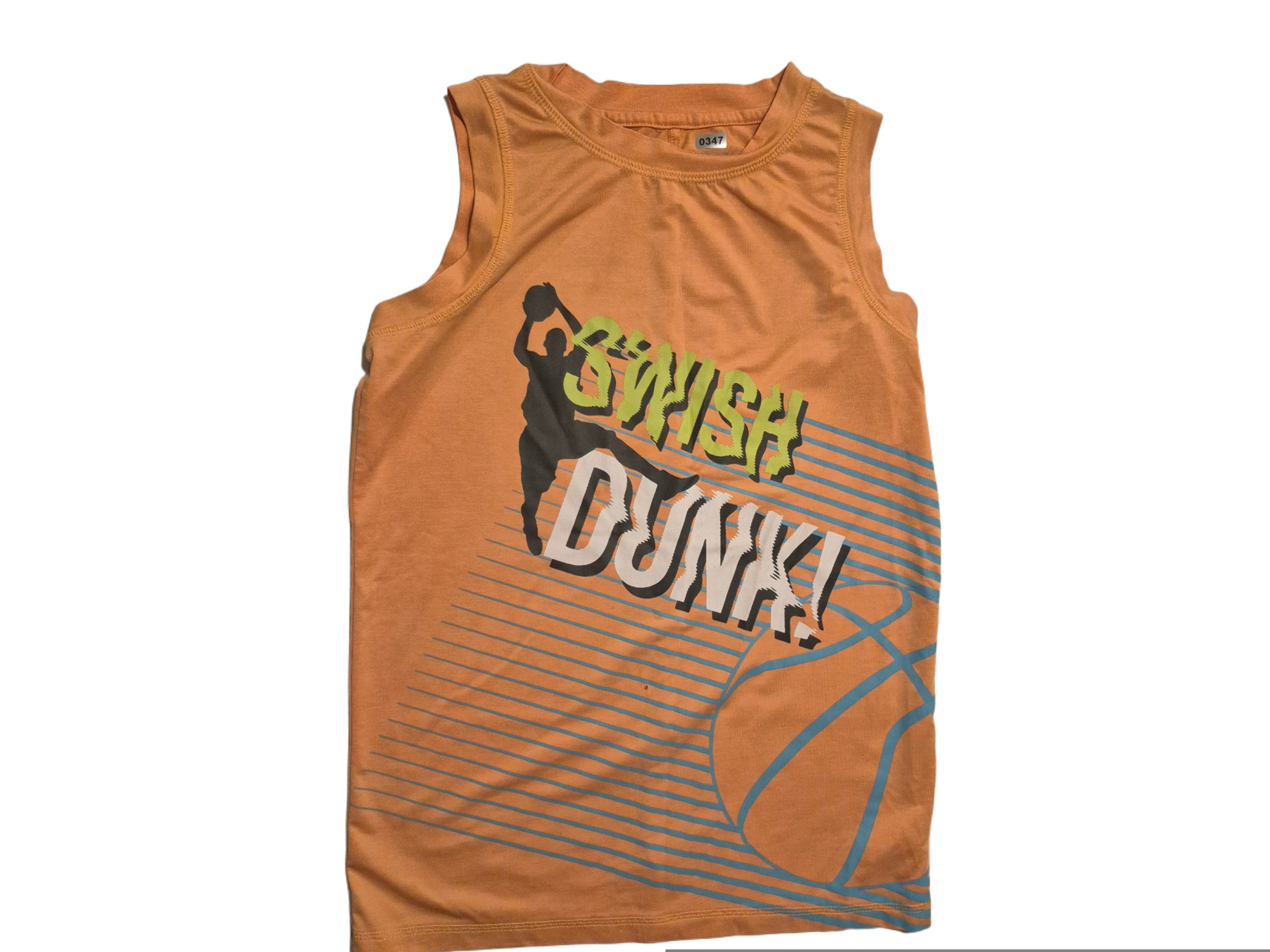 Basketball sleeveless shirt boys